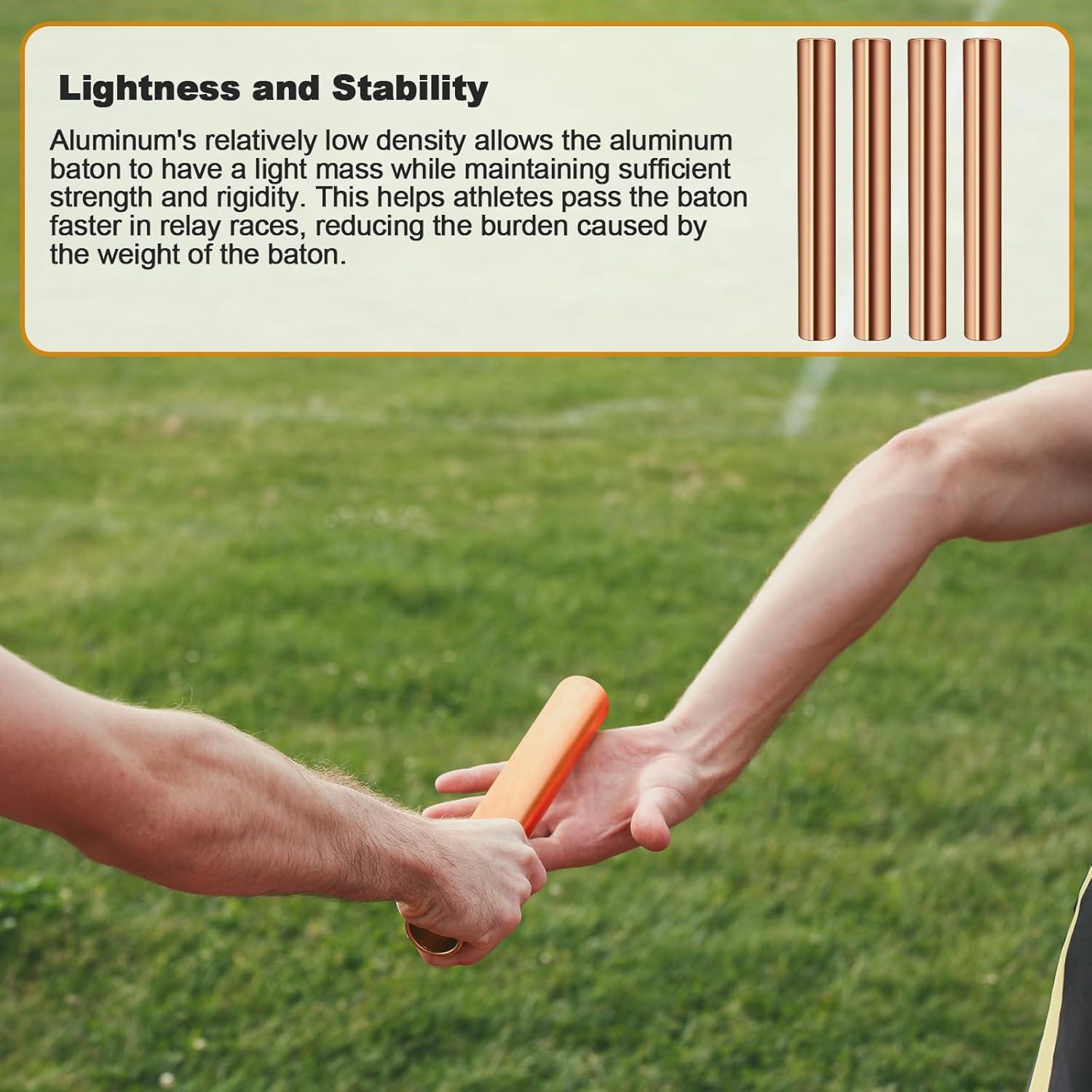 Conjunto de Testigos de Relevos Supvision 4Pcs Aluminio + Bolsa 54L