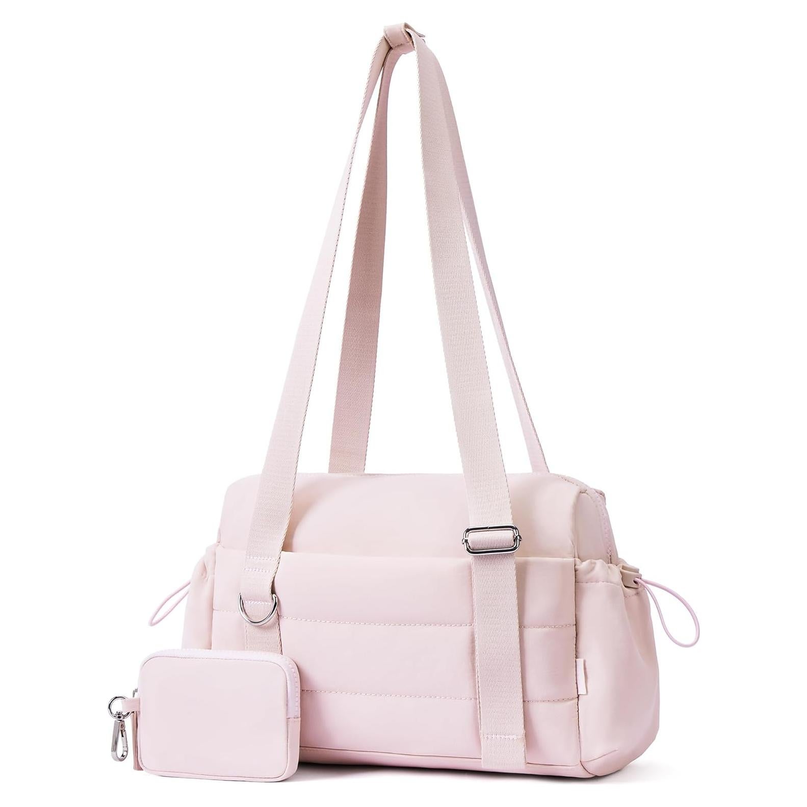 Bolsa de Gimnasio Pequeña ROULENS Rosa con Compartimento Húmedo