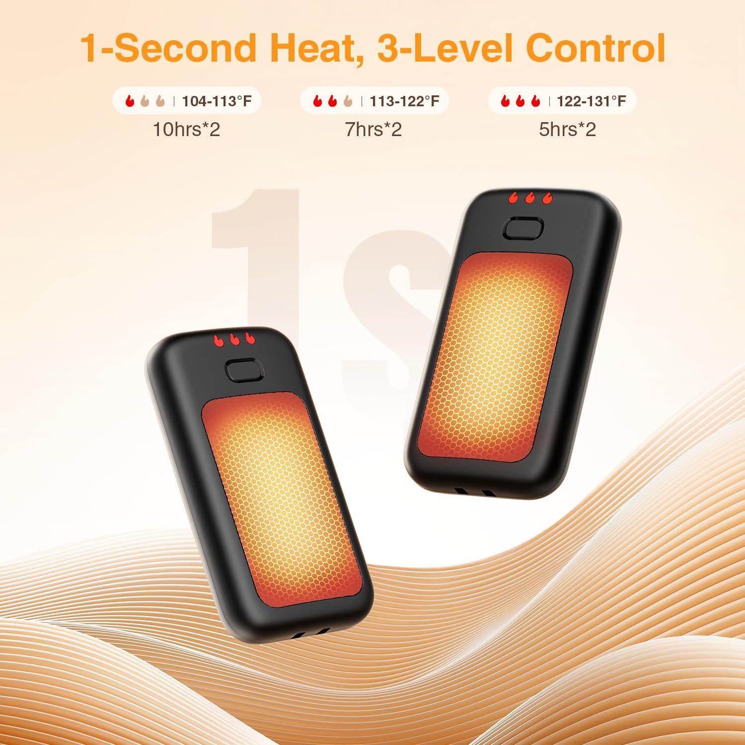 Calentadores de Manos Eléctricos HHKDD S05 - Paquete de 2