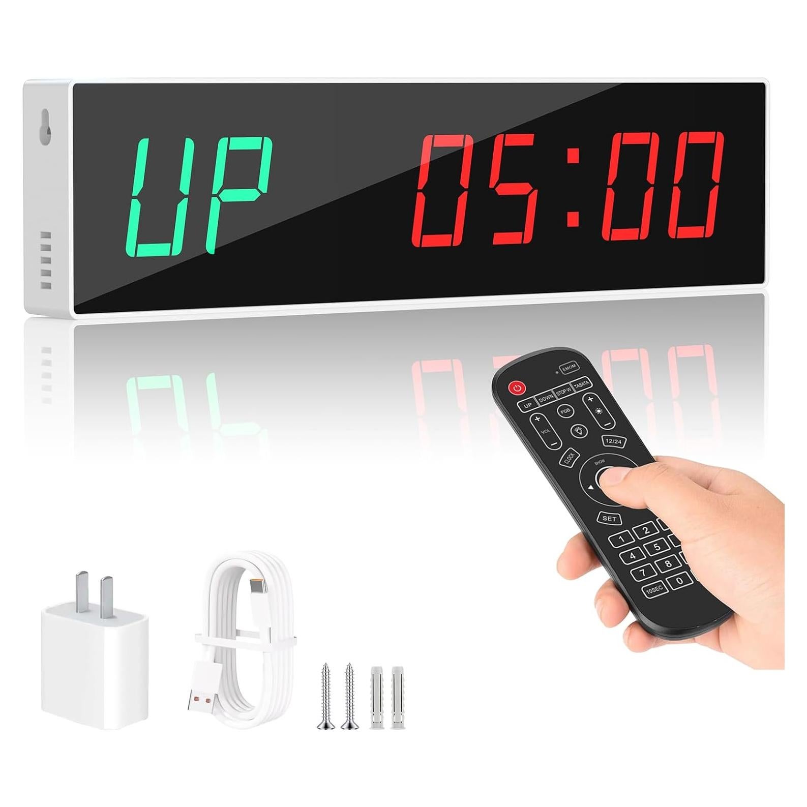 Temporizador Digital de Gimnasio Dienmern 688 - Control Remoto, 9 Modos