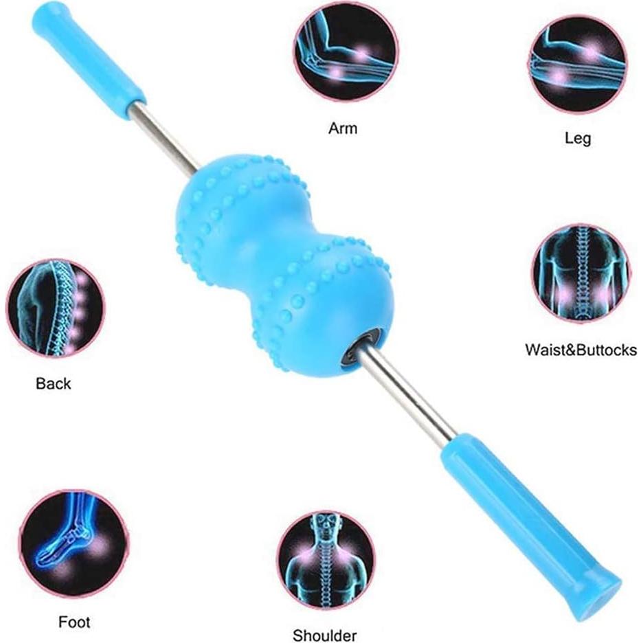 Stick de Masaje Roller FJLyoupin 46x7cm para Musculación