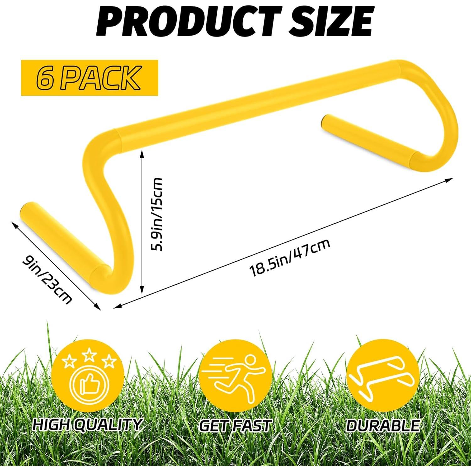 6 Vallas de Agilidad WOPPLXY 15.24 cm Entrenamiento Velocidad