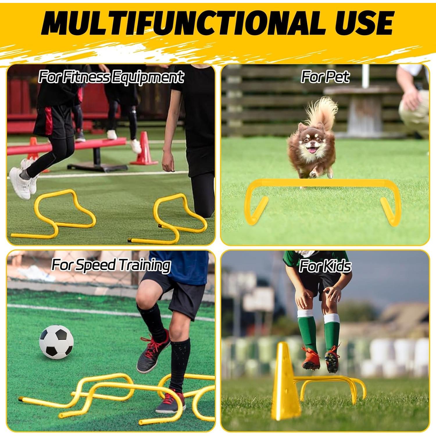 6 Vallas de Agilidad WOPPLXY 15.24 cm Entrenamiento Velocidad