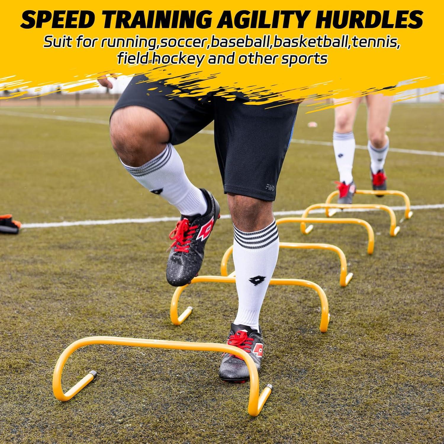 6 Vallas de Agilidad WOPPLXY 15.24 cm Entrenamiento Velocidad