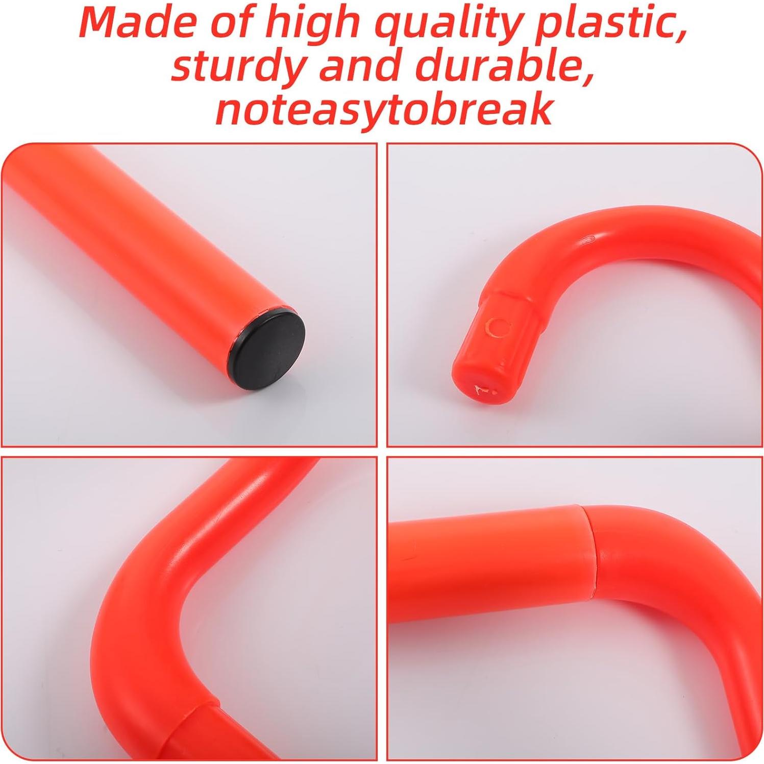 Paquete de 6 Vallas de Agilidad Desmontables Lemecima 15.24 cm