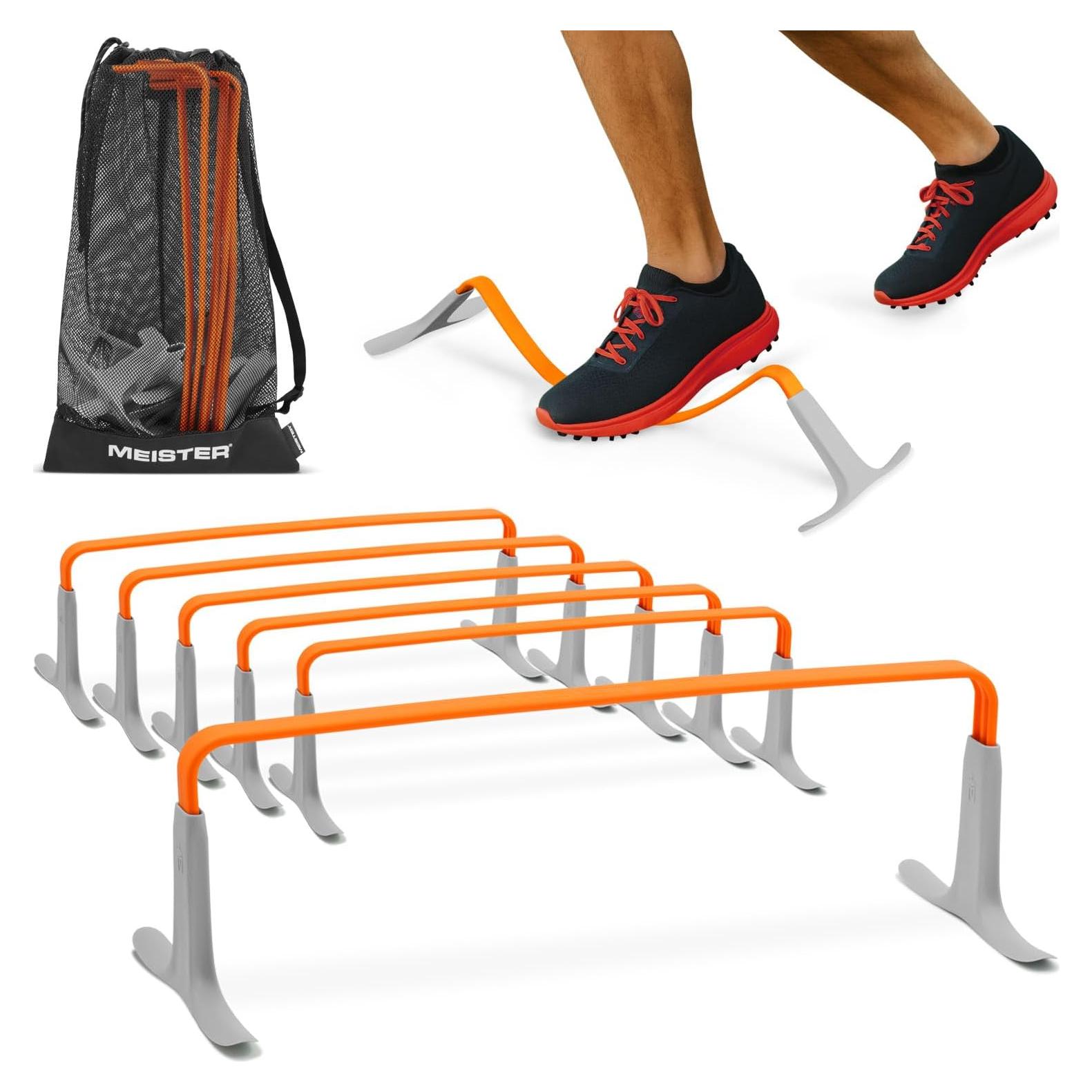 Obstáculos de Agilidad Meister ZoomFlex 15.24 cm Naranja - Paquete de 6