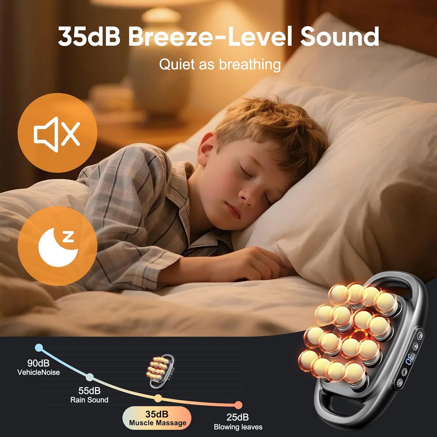 Pistola de Masaje FreeSinger 16 Cabezas - Alivio Muscular Silencioso