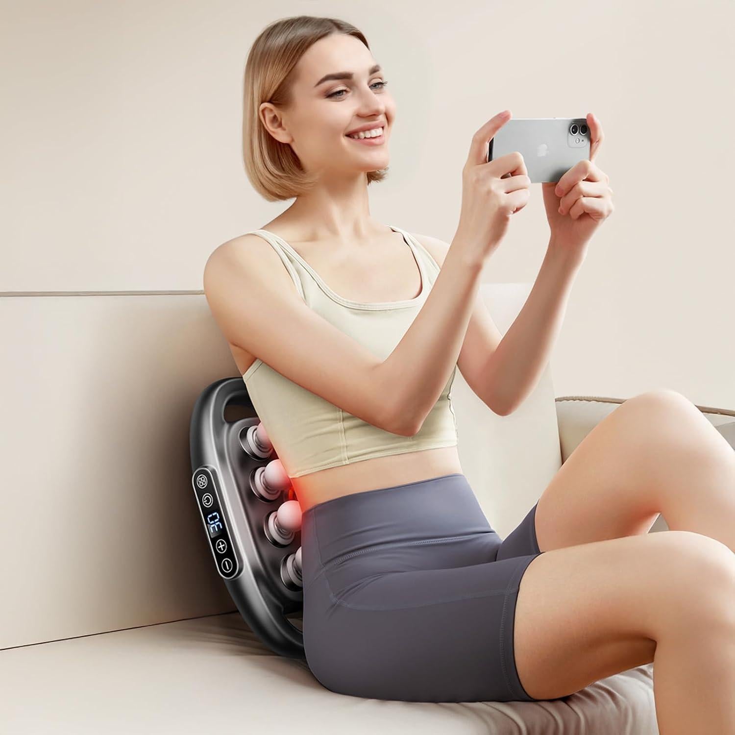 Pistola de Masaje FreeSinger 16 Cabezas - Alivio Muscular Silencioso