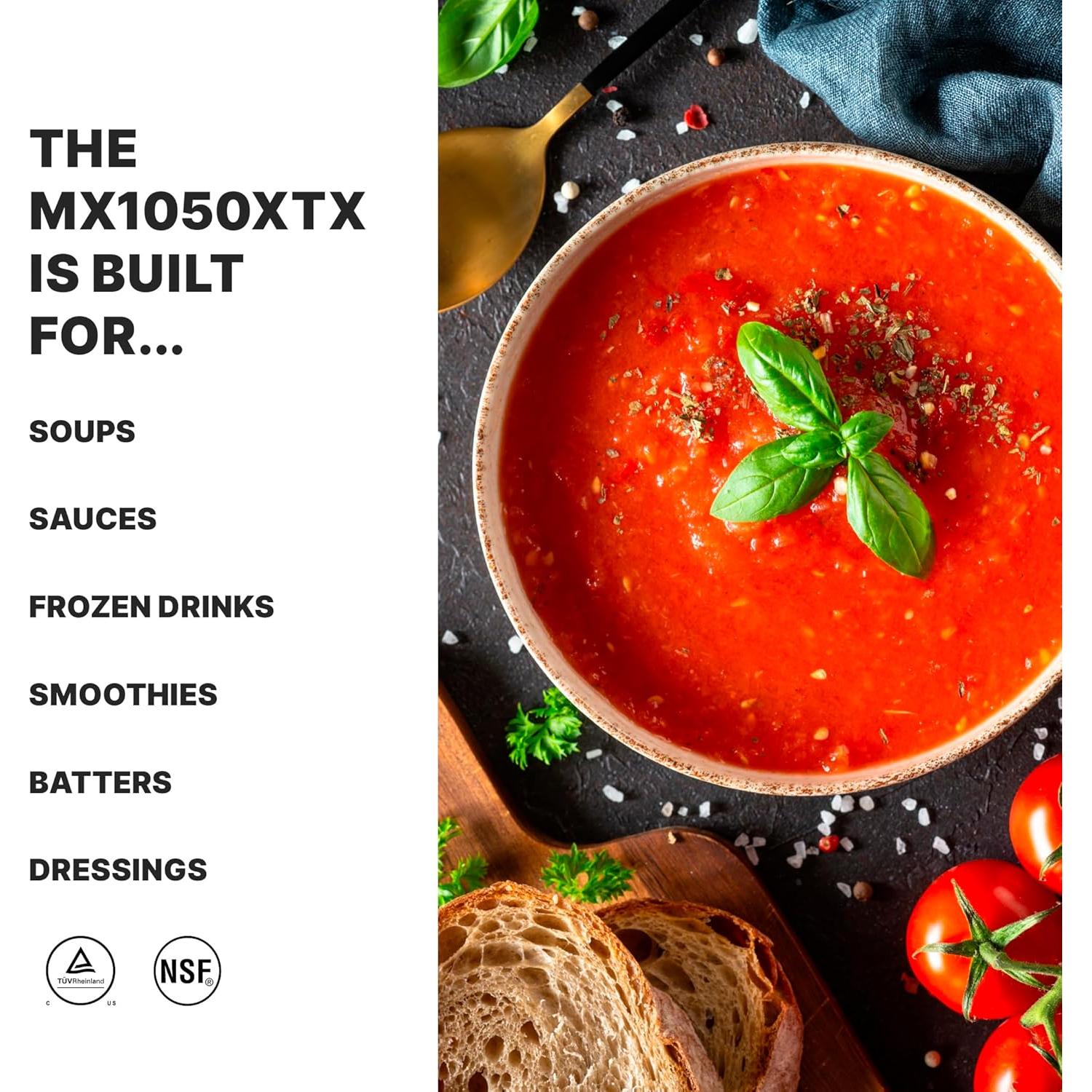 Licuadora Waring MX1050XTX 3.5 HP 64 oz (1.89 L) Teclado