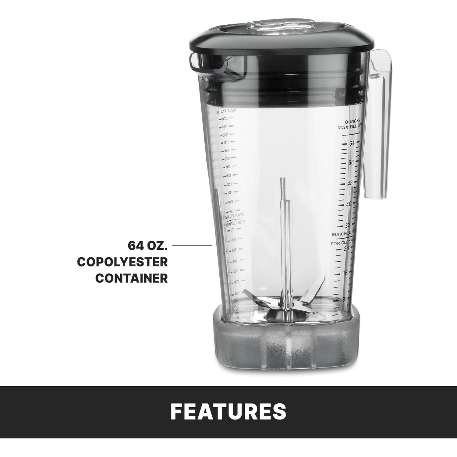 Licuadora Waring MX1050XTX 3.5 HP 64 oz (1.89 L) Teclado