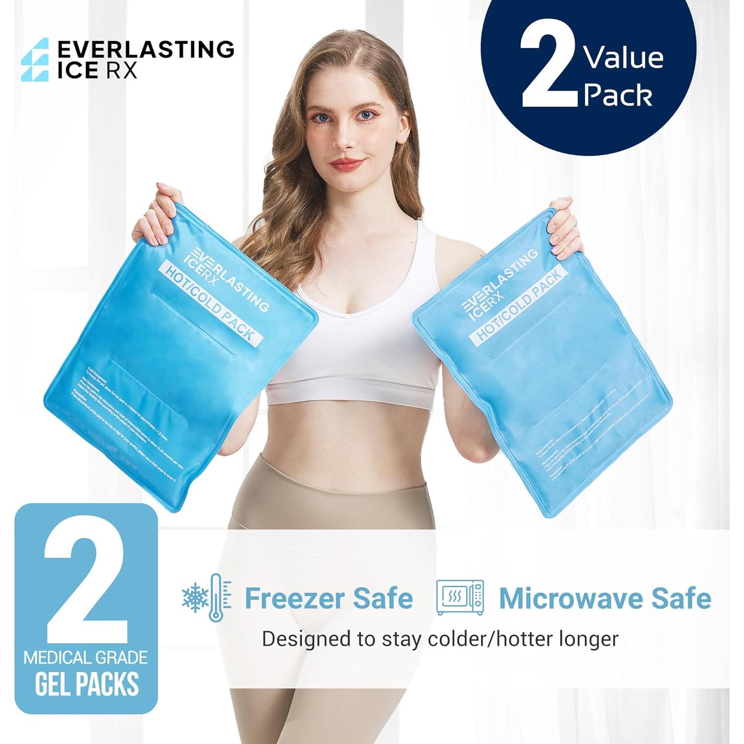 Paquete de Hielo Reutilizable XL Ark Commerce 28x37 cm Alivio Dolor