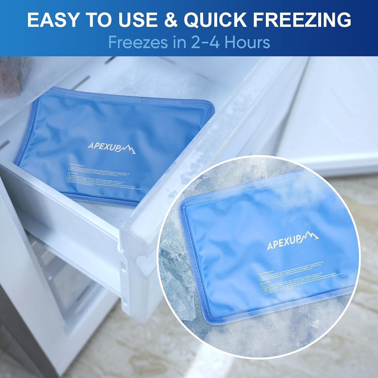 Paquete de Hielo Reutilizable APEXUP Pequeño Azul 1PK