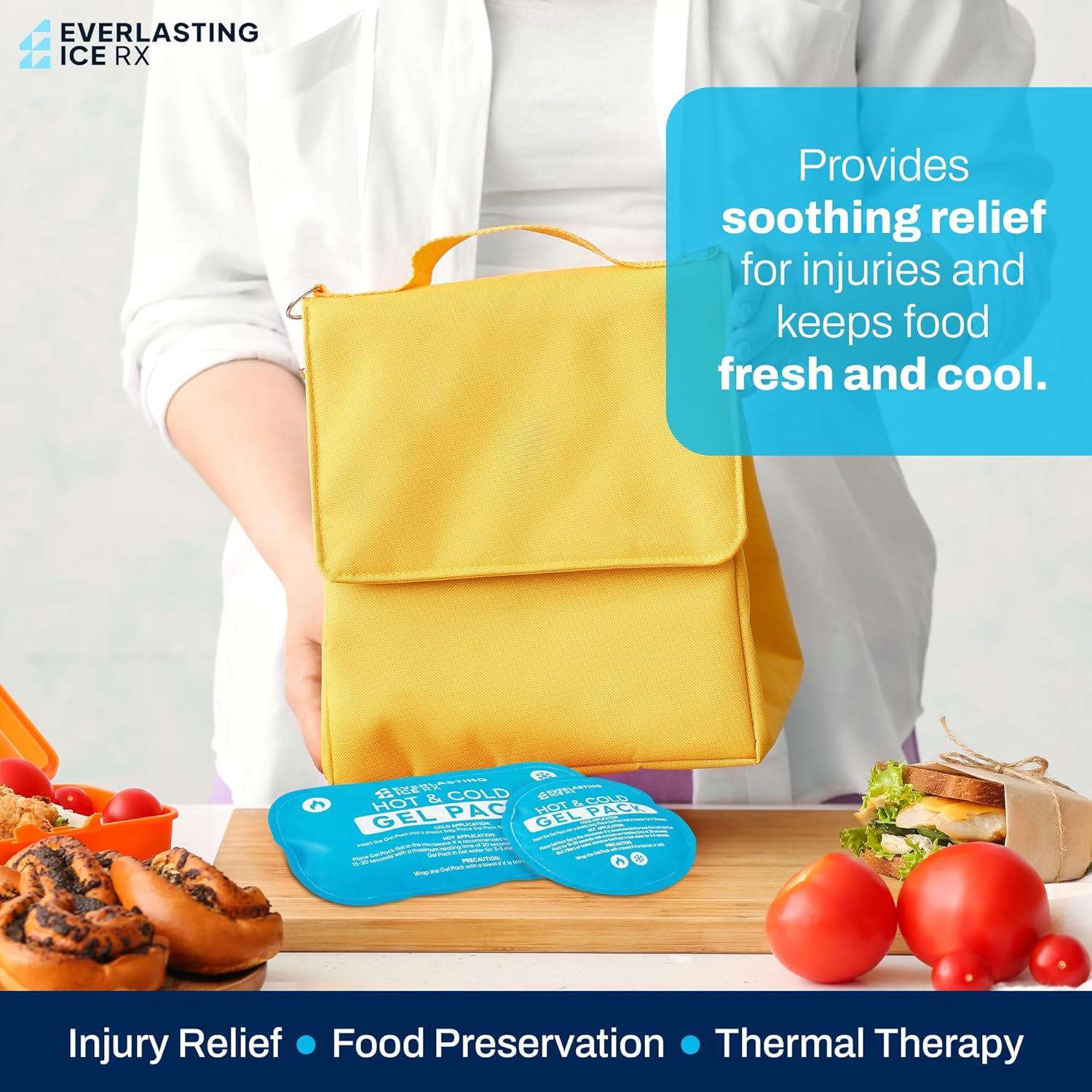 Set de 7 Paquetes de Gel Frío y Calor Reutilizables 19.9x14.5cm