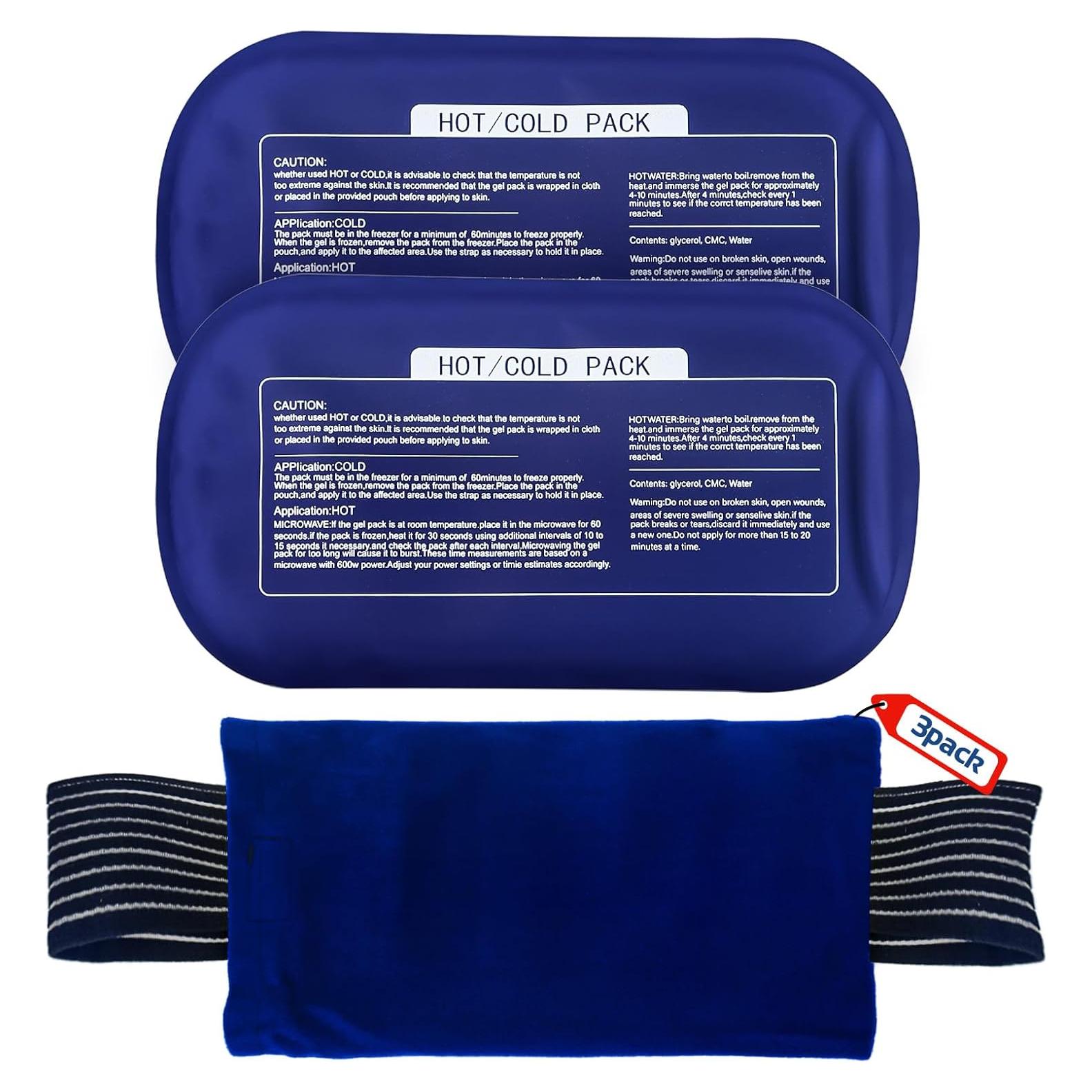 Paquete de Hielo Reutilizable YONSEN - Juego de 3 Piezas