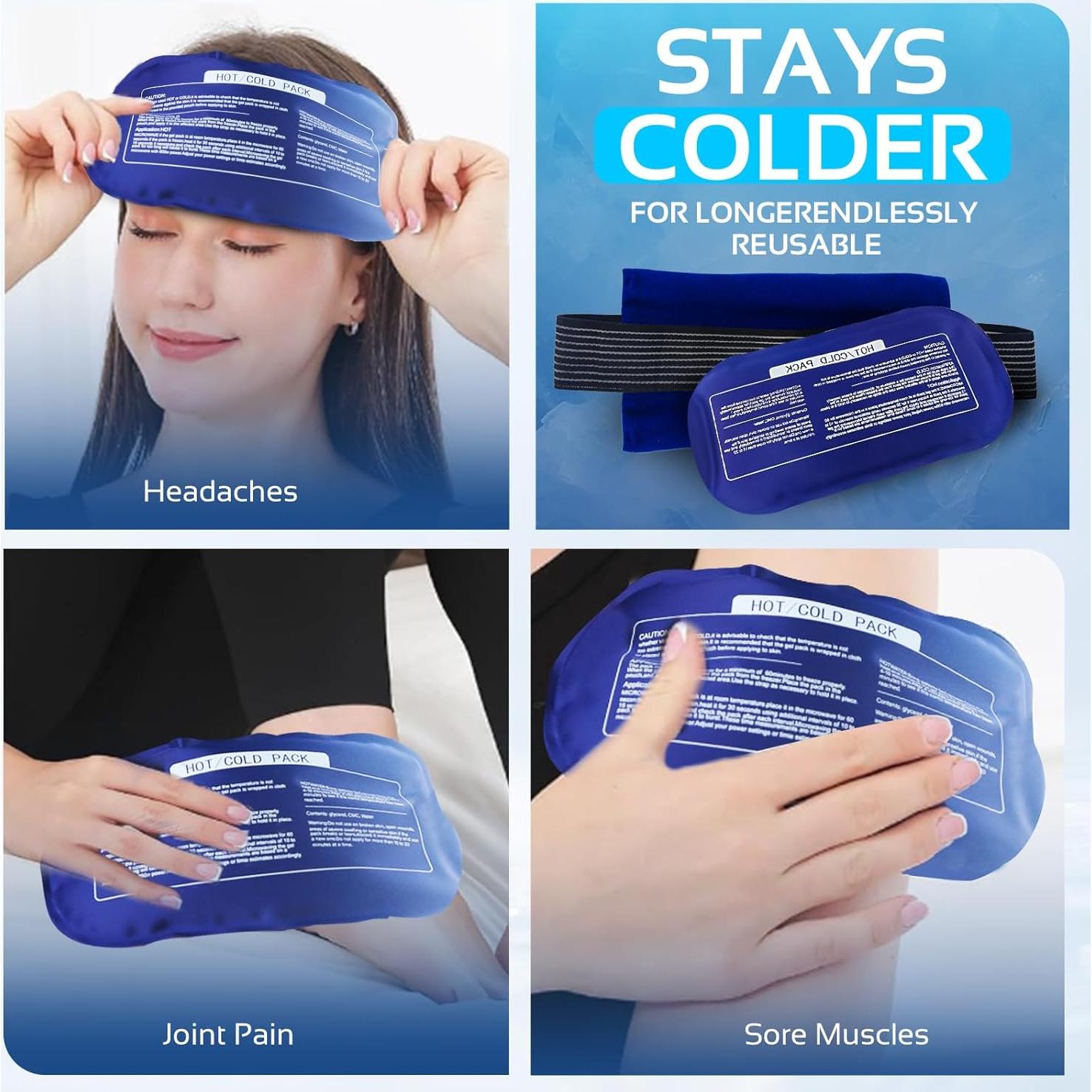 Paquete de Hielo Reutilizable YONSEN - Juego de 3 Piezas