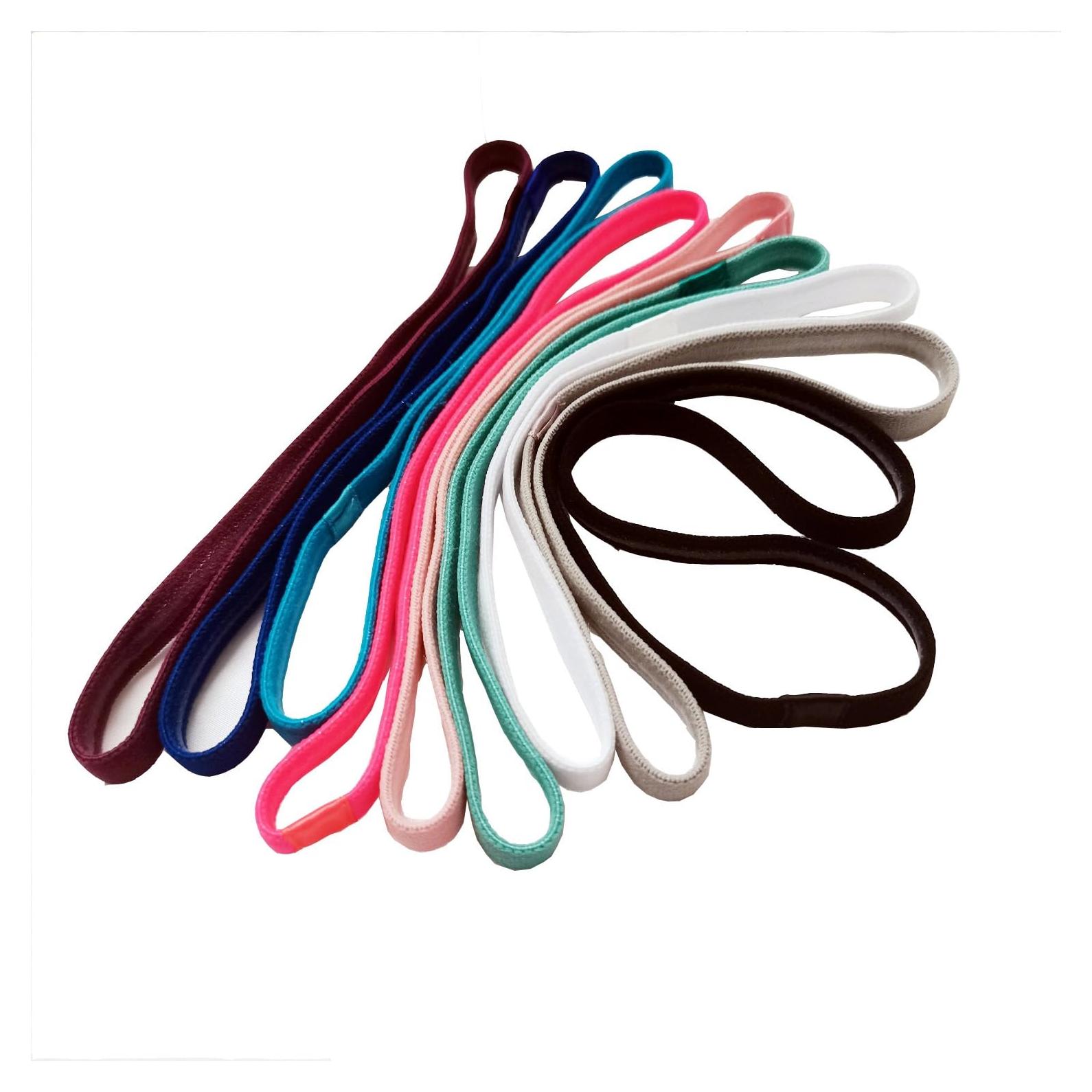 Diademas Elásticas Finas Hexchasty 9 Piezas Multicolor Unisex