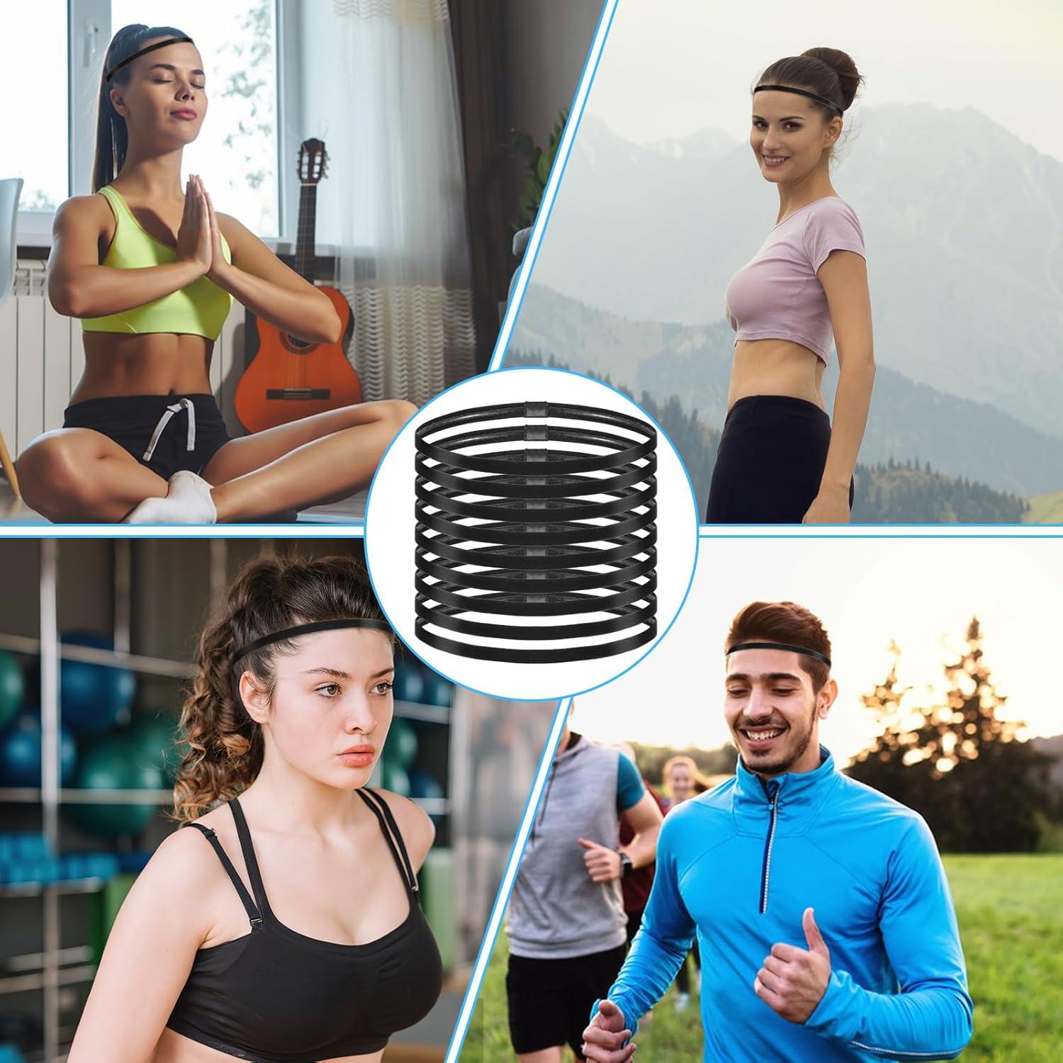 9 Cintas Elásticas Deportivas Antideslizantes HJZHII - Neutras