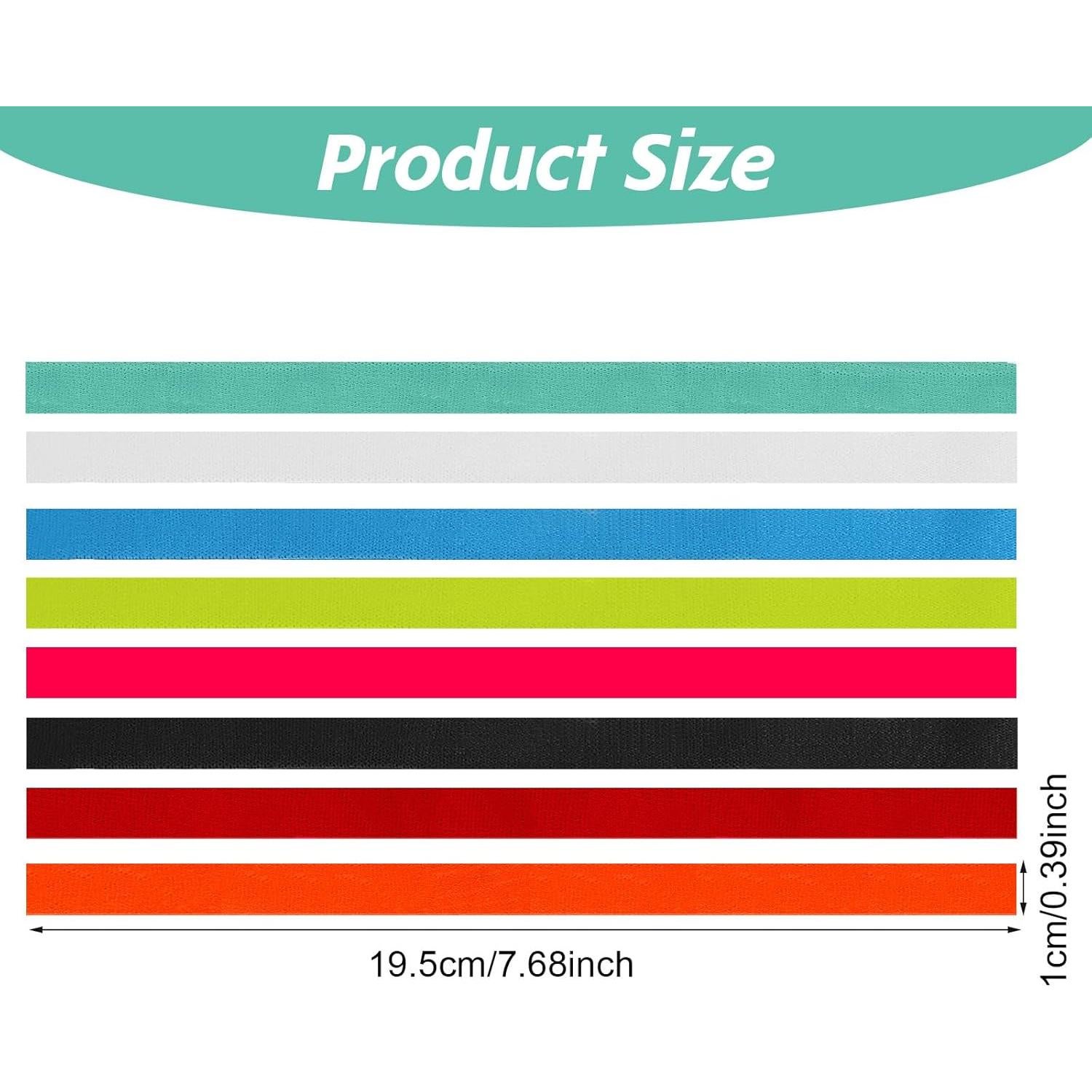 Diademas Elásticas Deportivas Simarro 8 Pcs Multicolor