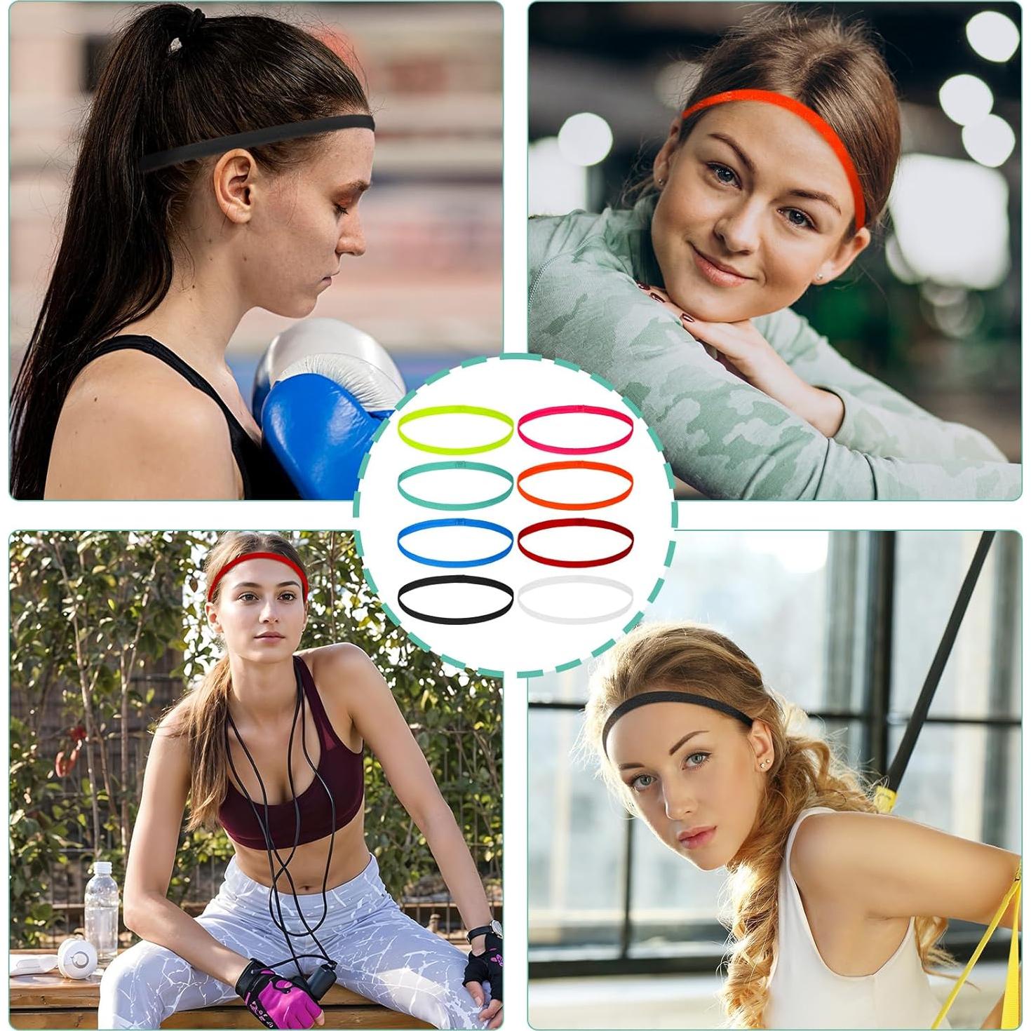 Diademas Elásticas Deportivas Simarro 8 Pcs Multicolor