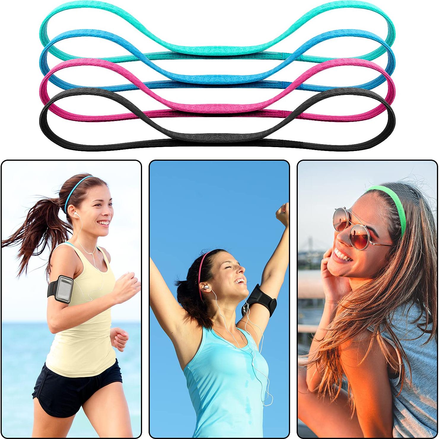 Diademas Elásticas Antideslizantes Duufin 28 Piezas 14 Colores