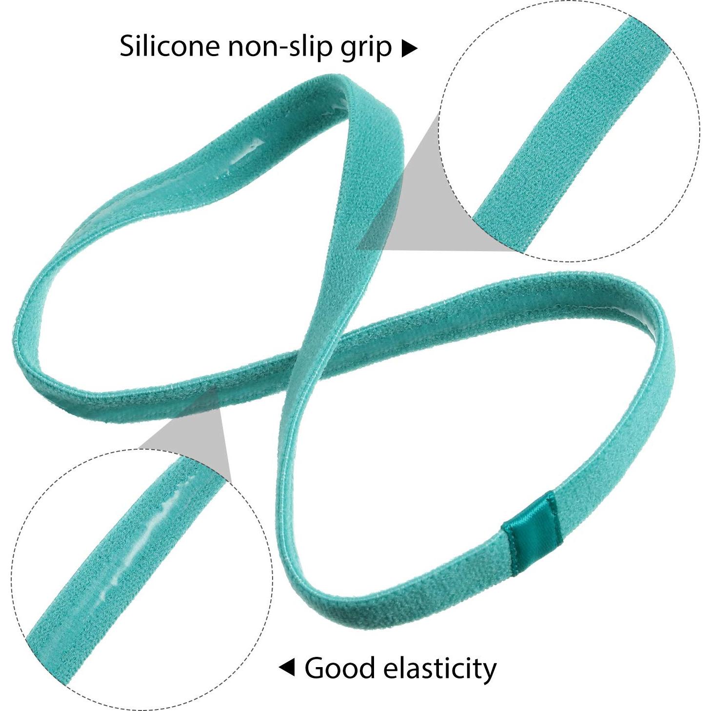 Cintas Elásticas Finas WILLBOND 12 Piezas Antideslizantes