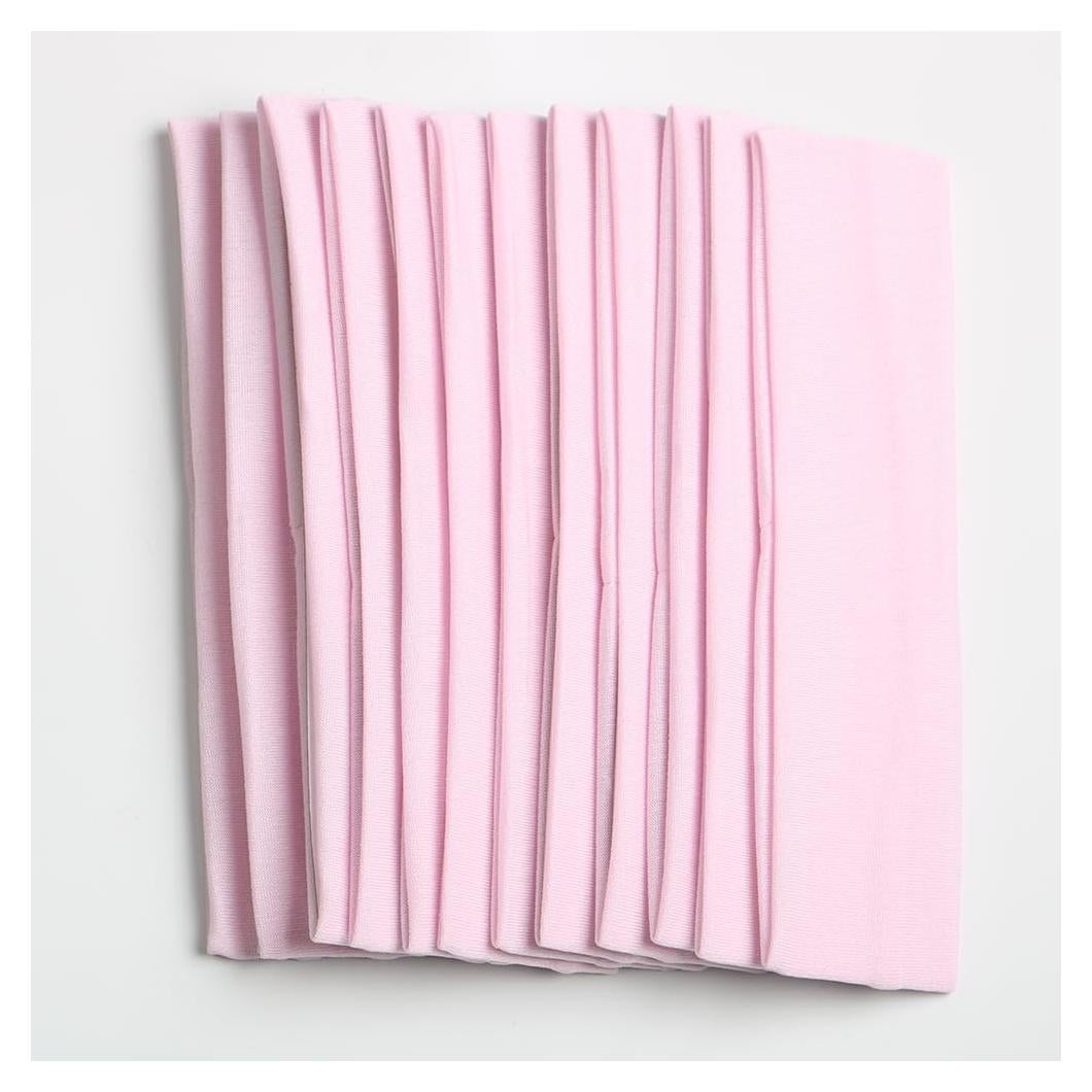 Diademas Deportivas de Yoga XBwhoz 12PCS Rosa Elástico