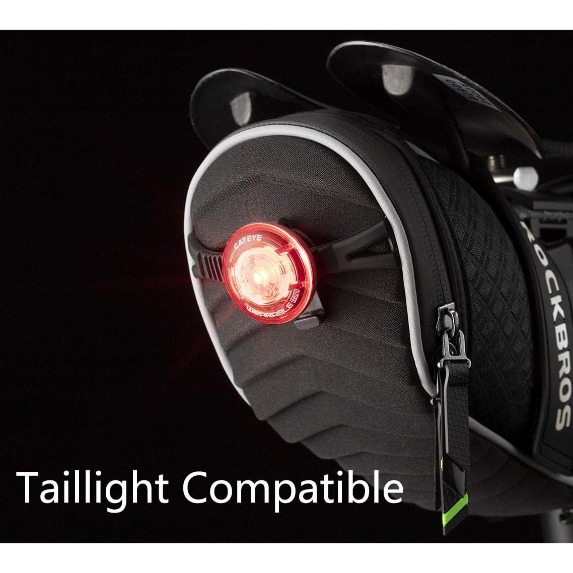 Bolsa de Silla de Bicicleta ROCKBROS C16 Negra Impermeable