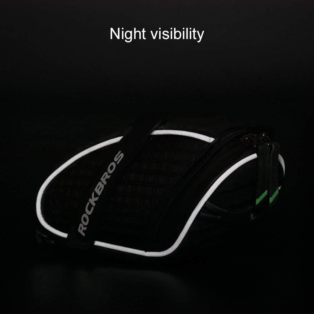 Bolsa de Silla de Bicicleta ROCKBROS C16 Negra Impermeable