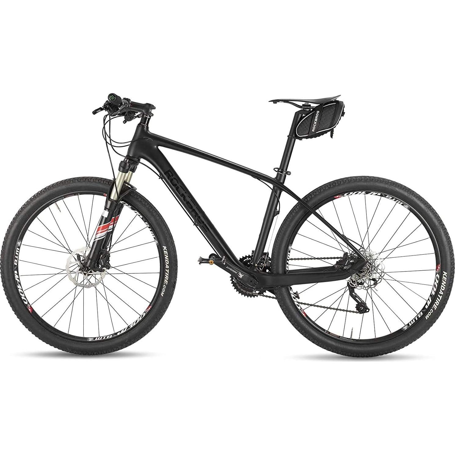 Bolsa de Silla de Bicicleta ROCKBROS C16 Negra Impermeable