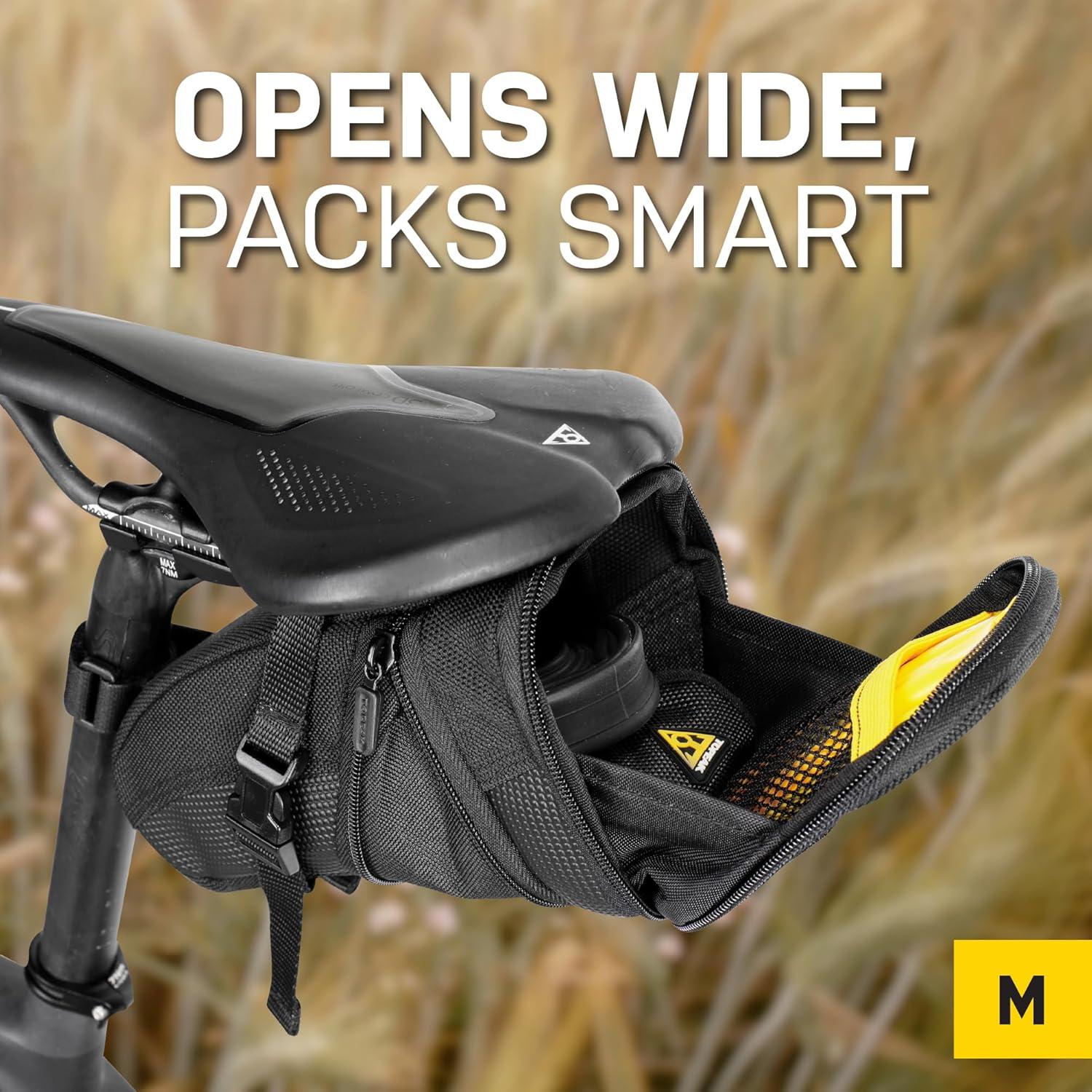 Bolsa de Sillín Topeak Aero Wedge Mediana 1.31L Negra