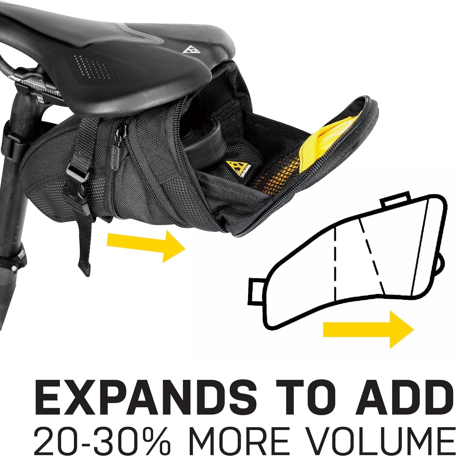 Bolsa de Sillín Topeak Aero Wedge Mediana 1.31L Negra