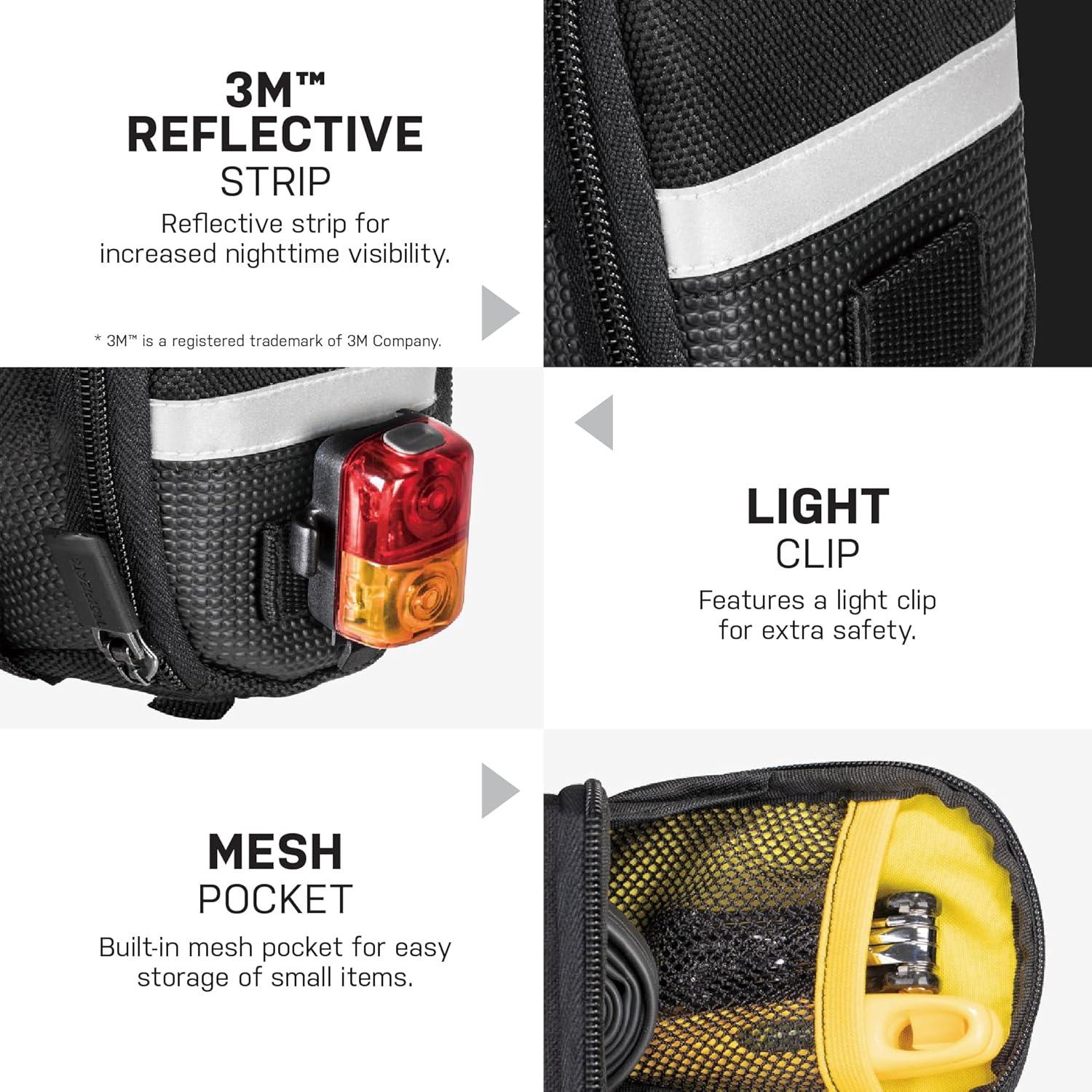 Bolsa de Sillín Topeak Aero Wedge Mediana 1.31L Negra