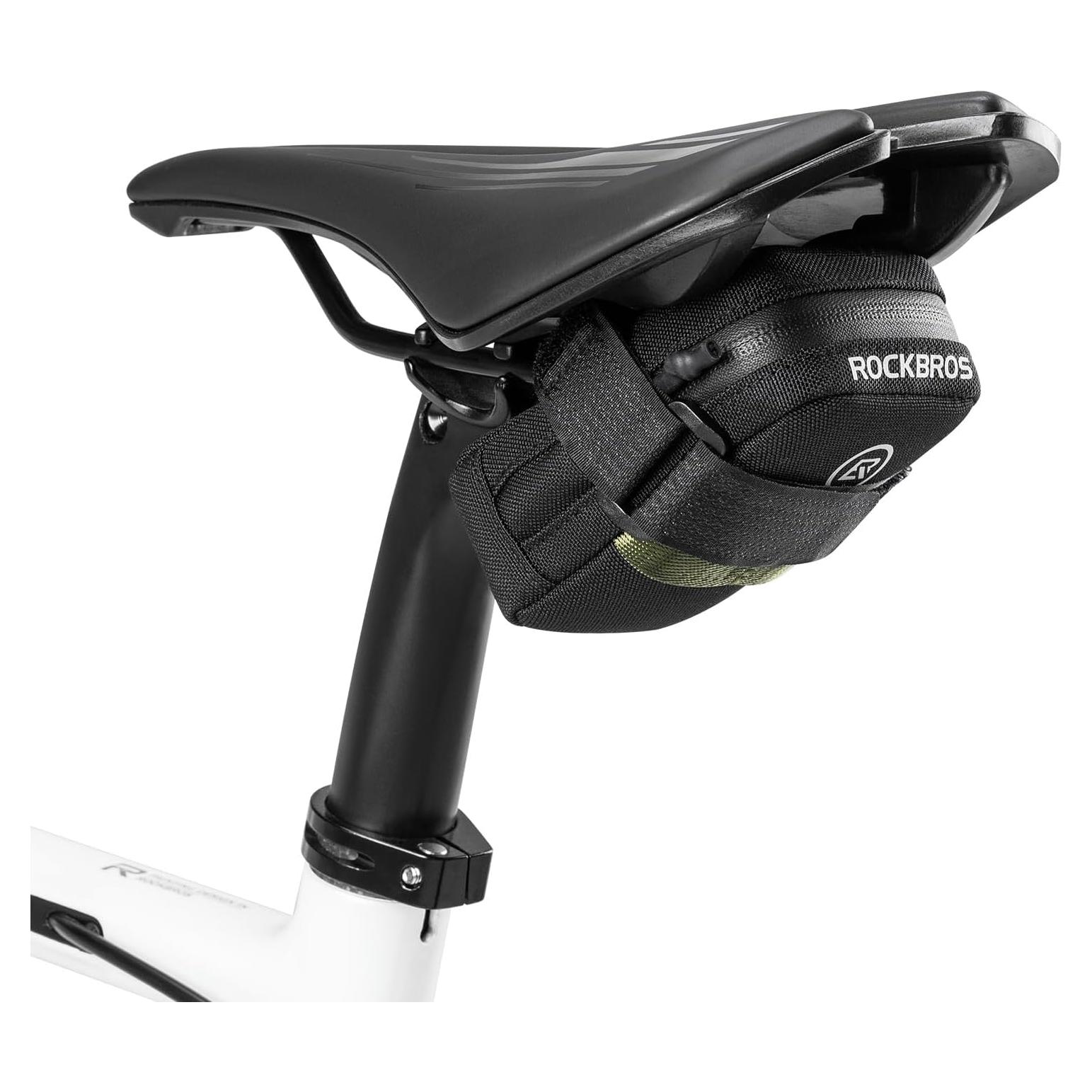 Bolsa de Sillín ROCKBROS Negra 0.35L para Bicicletas