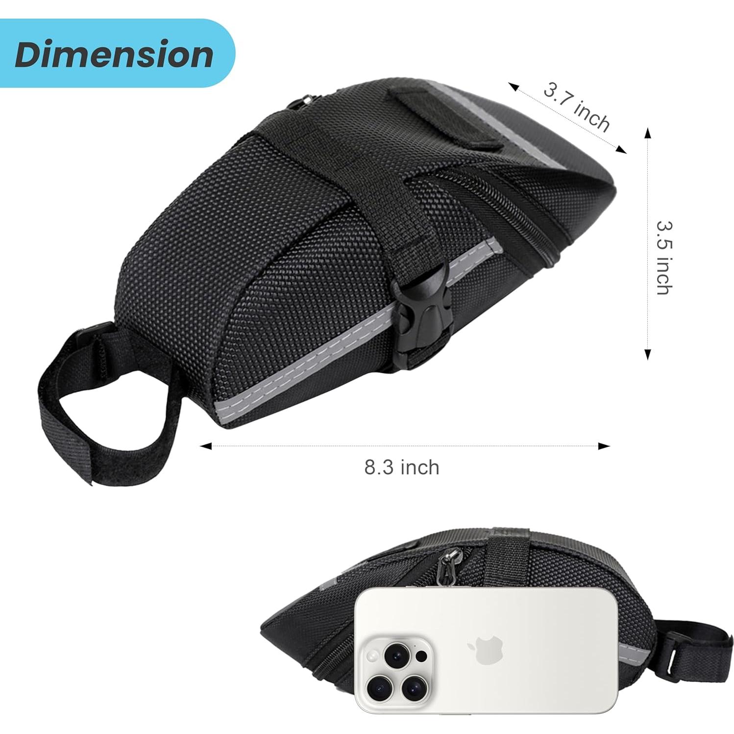 Bolsa de Silla de Bicicleta SunHalo Gear 1.5L Negra