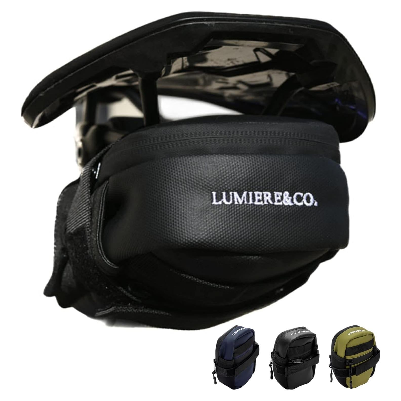 Bolsa de Silla de Bicicleta Lumiere & Co. Mediana 0.5L Negra