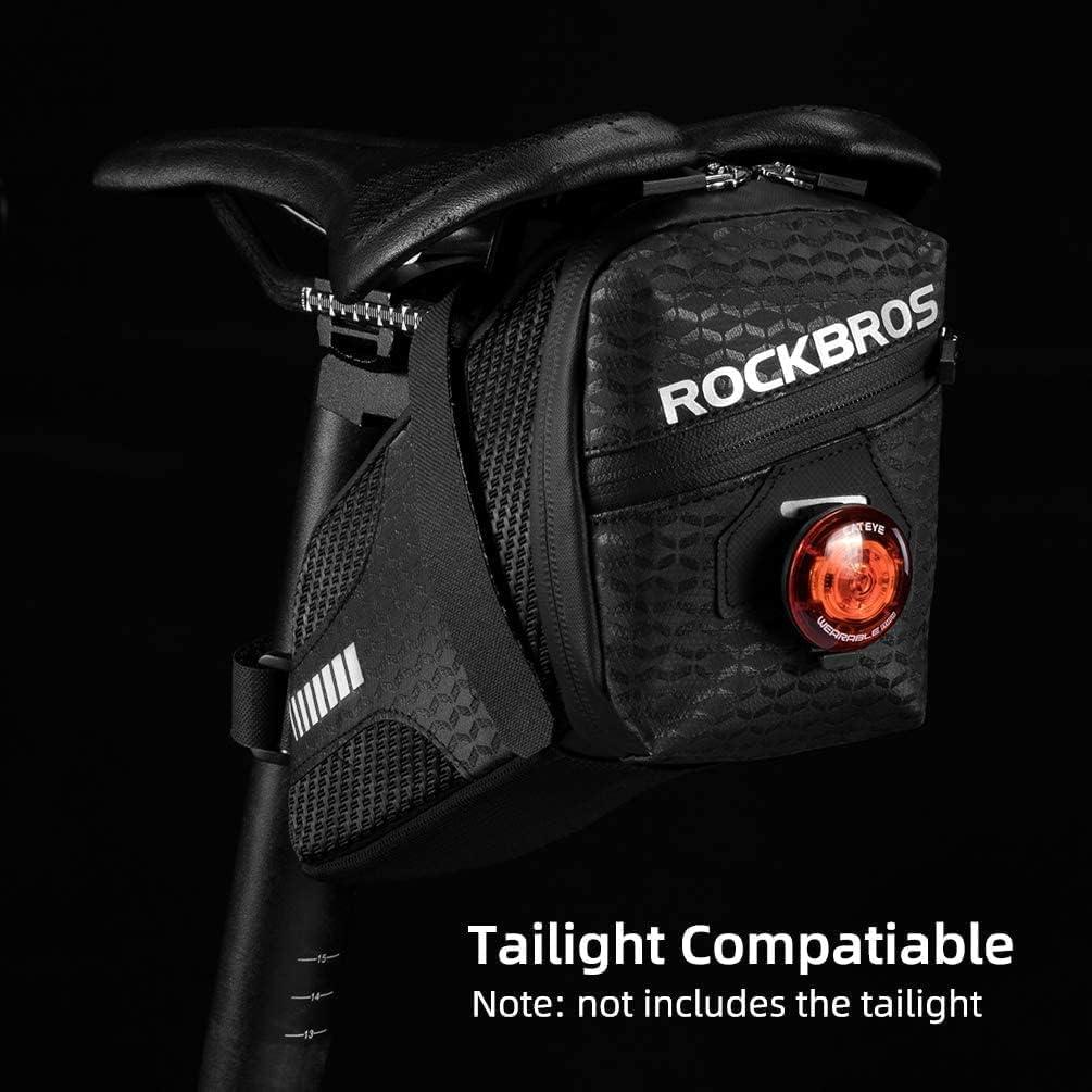 Bolsa de Silla de Bicicleta ROCKBROS 1.5L Negra - Accesorios Ciclismo