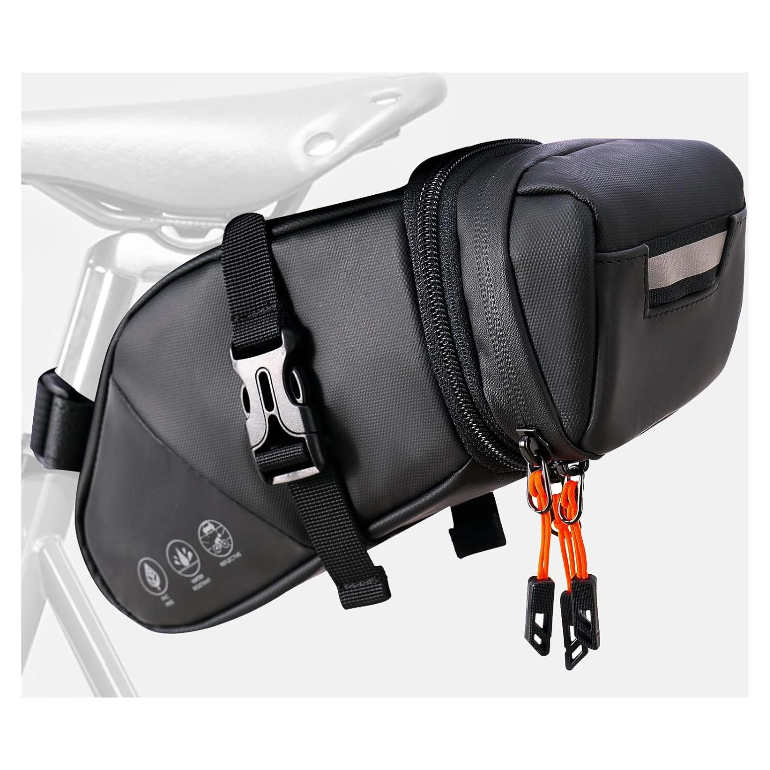 Bolsa de Silla de Bicicleta NDakter 2L Impermeable Ajustable