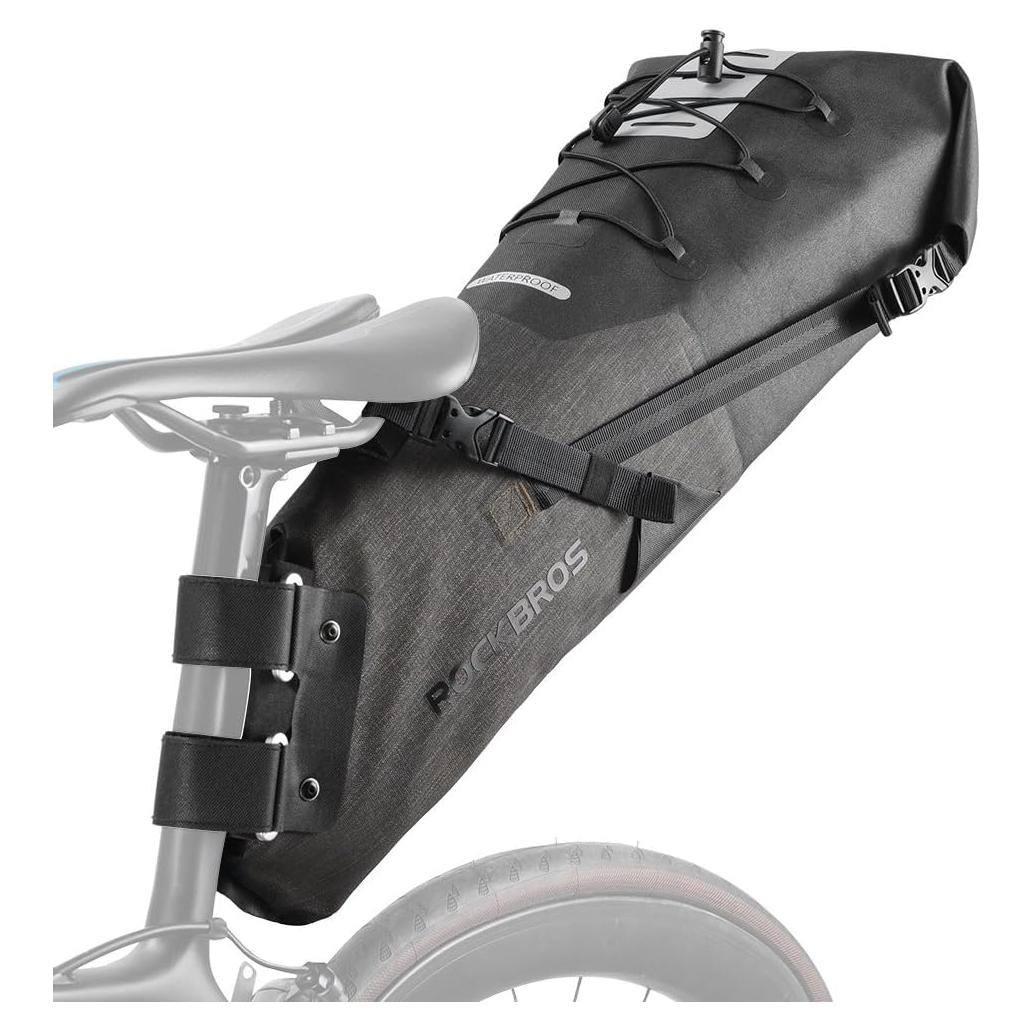 Bolsa de Sillín ROCKBROS Impermeable 14L Ajustable