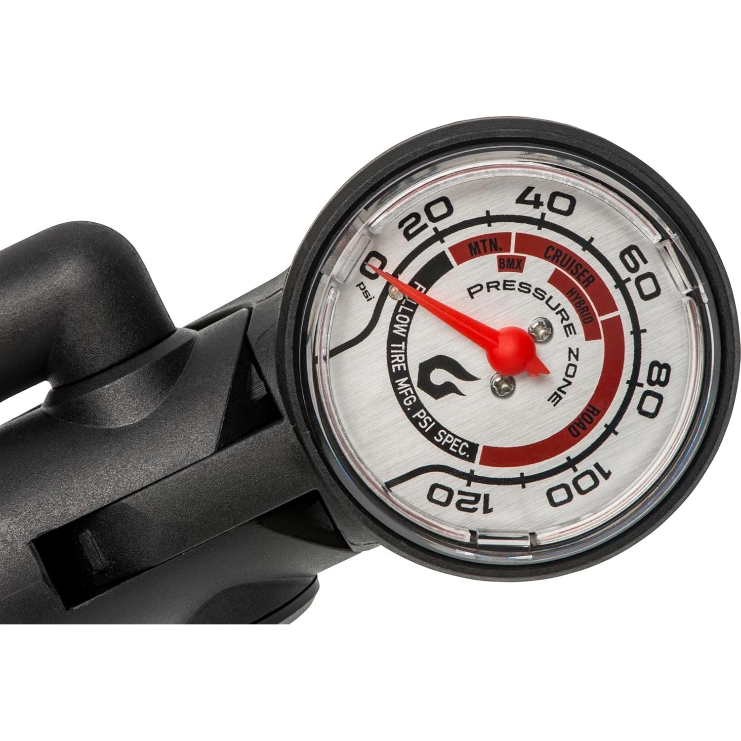 Bomba de Marco Híbrida Blackburn con Manómetro 120 PSI