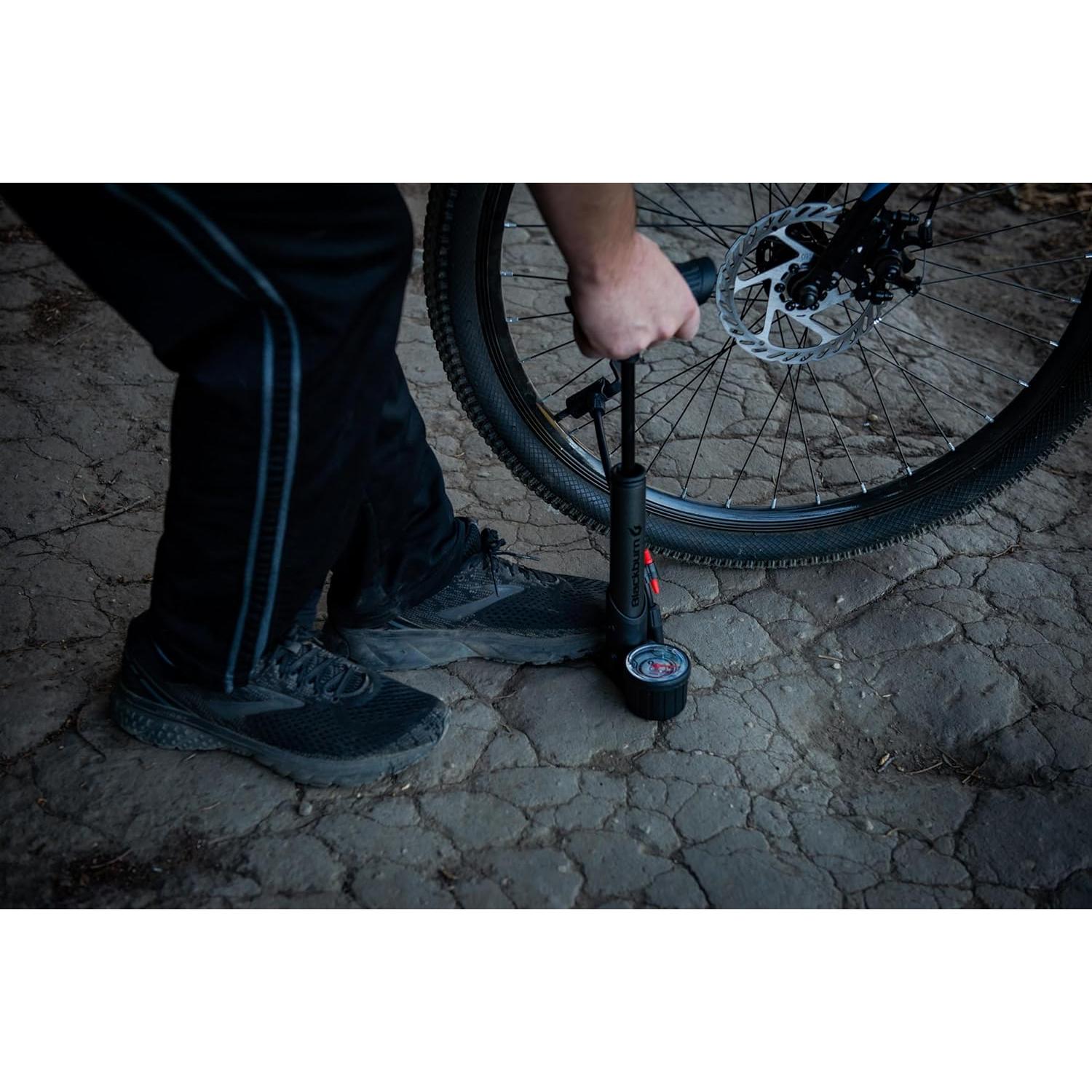 Bomba de Marco Híbrida Blackburn con Manómetro 120 PSI