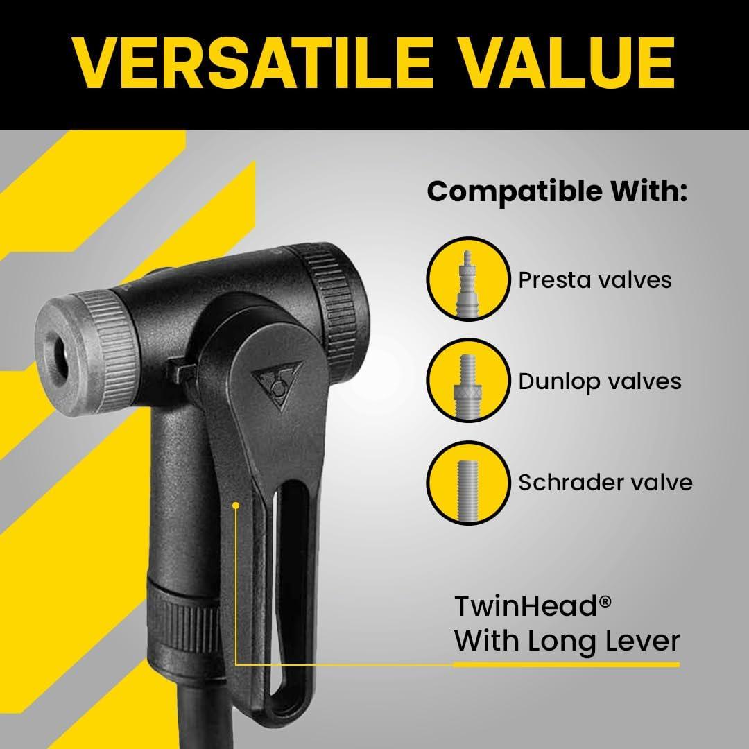 Bomba de Piso Topeak JoeBlow Sport III - Alta Presión 160 psi