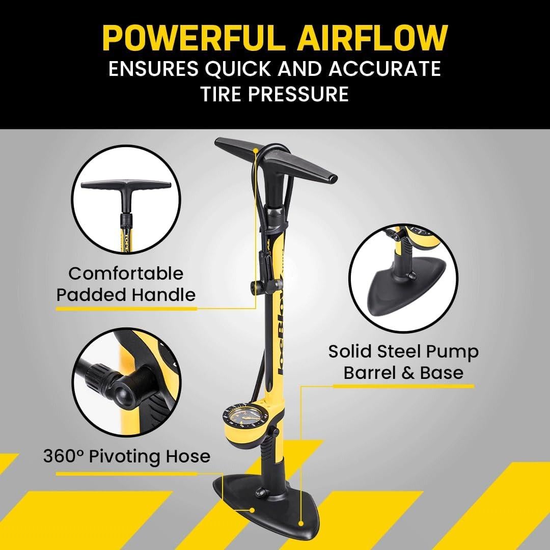 Bomba de Piso Topeak JoeBlow Sport III - Alta Presión 160 psi