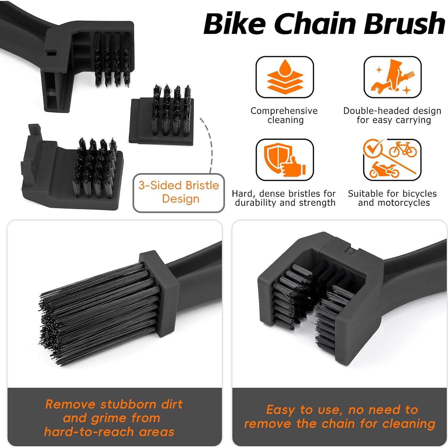 Kit de Limpieza de Bicicleta Focopot con Lubricante y Desengrasante