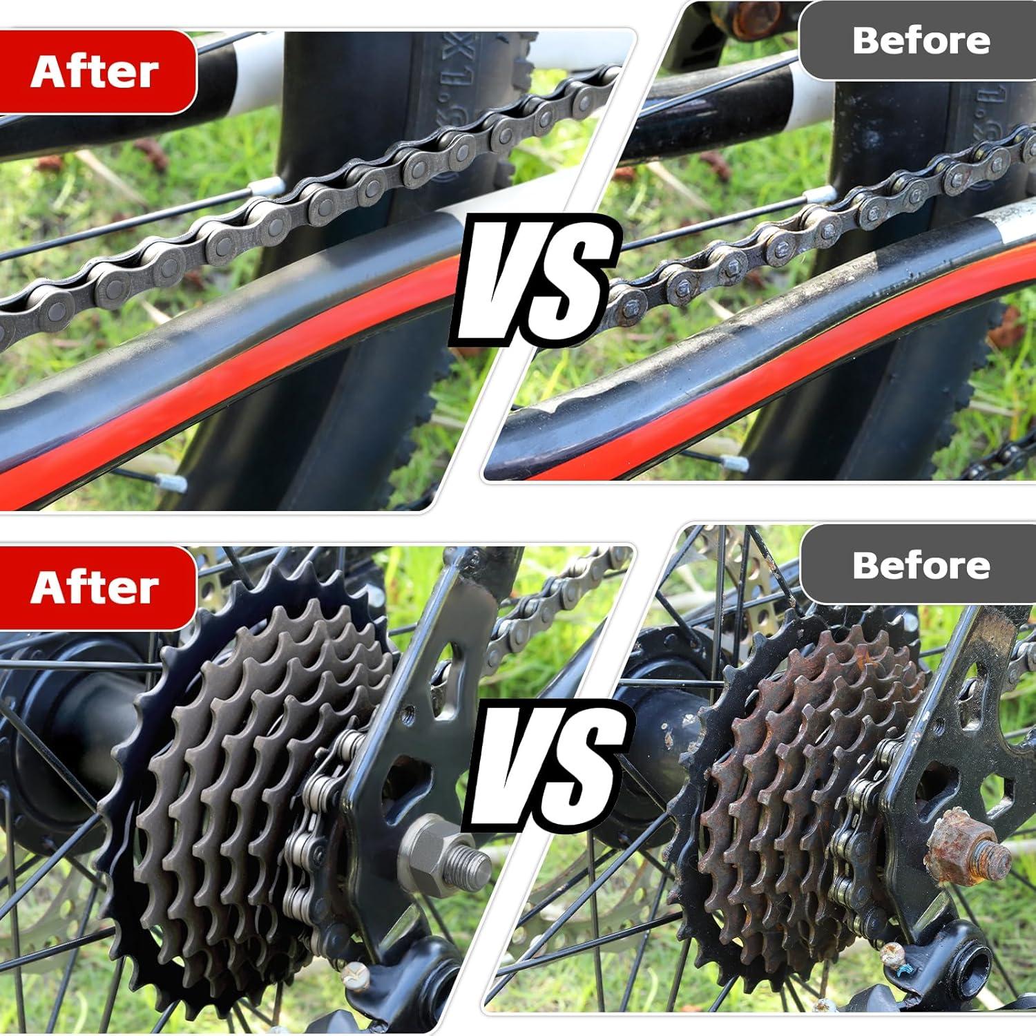 Kit de Limpieza de Bicicleta Focopot con Lubricante y Desengrasante