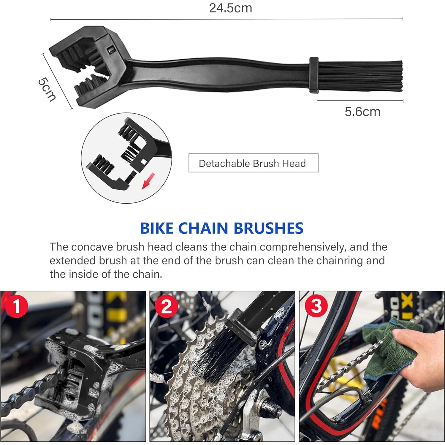 Kit de Limpieza de Cadena de Bicicleta YIMAX 300ml + 100ml