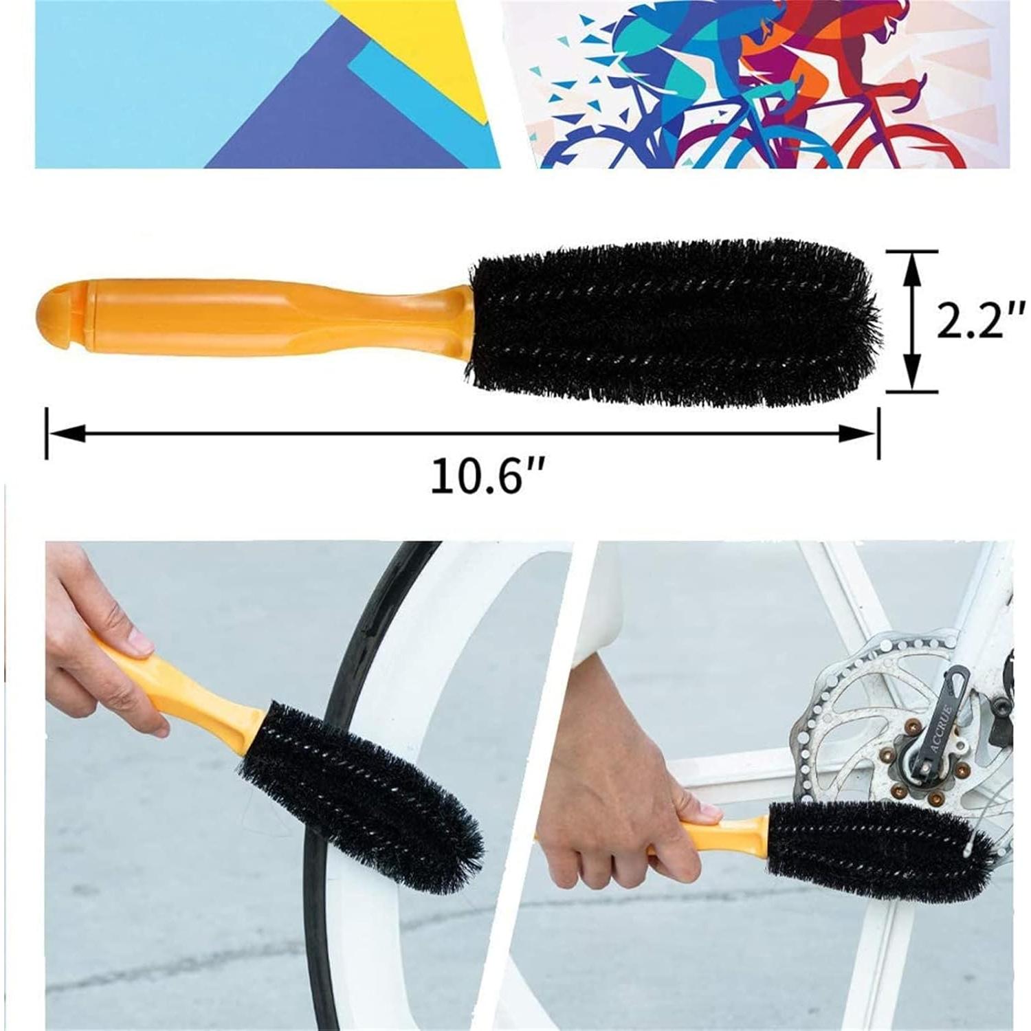 Kit de Limpieza de Bicicleta Focopot 9 Piezas - Limpiador de Cadena y Cepillos