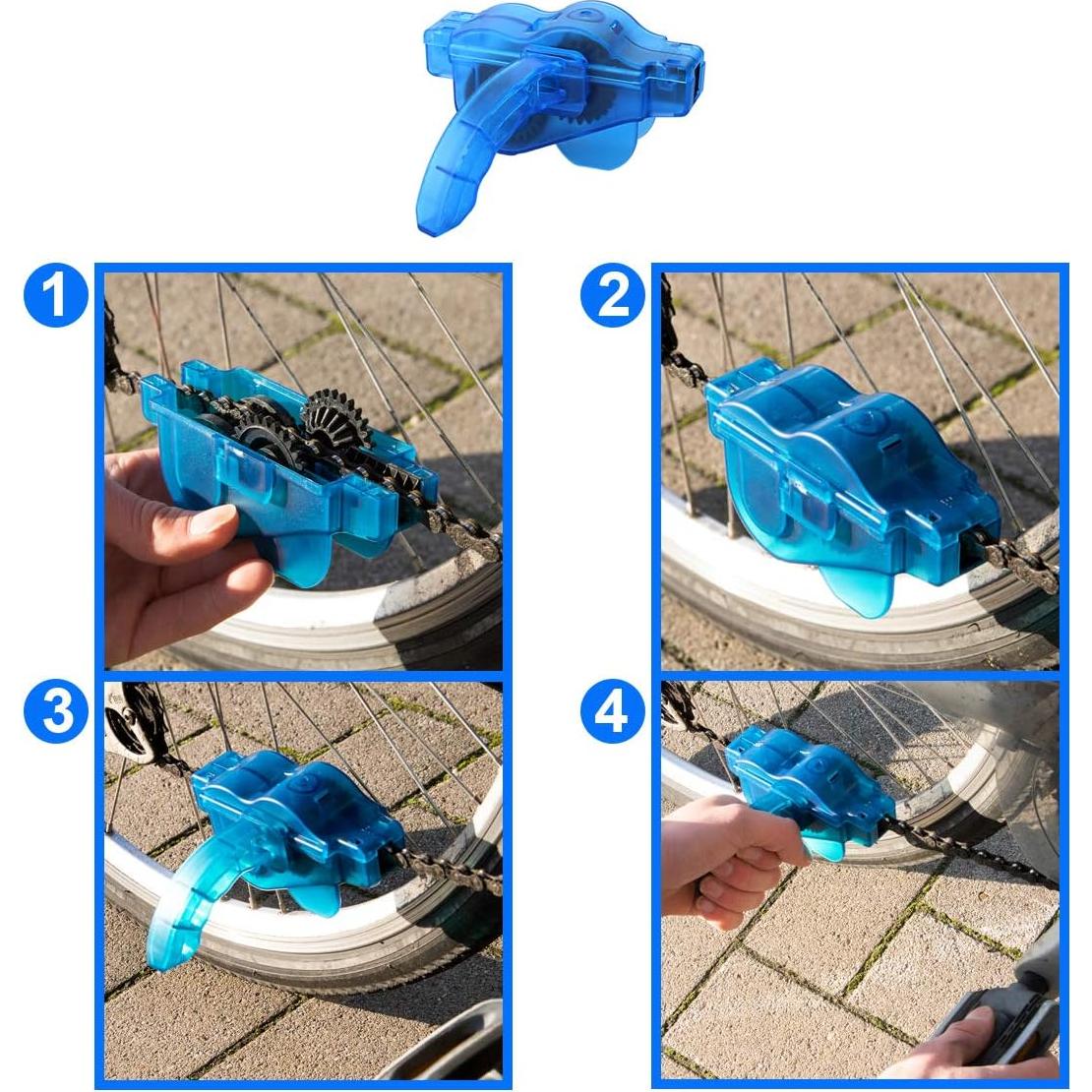 Limpiador de Cadena de Bicicleta MMOBIEL - Cepillos Rotativos