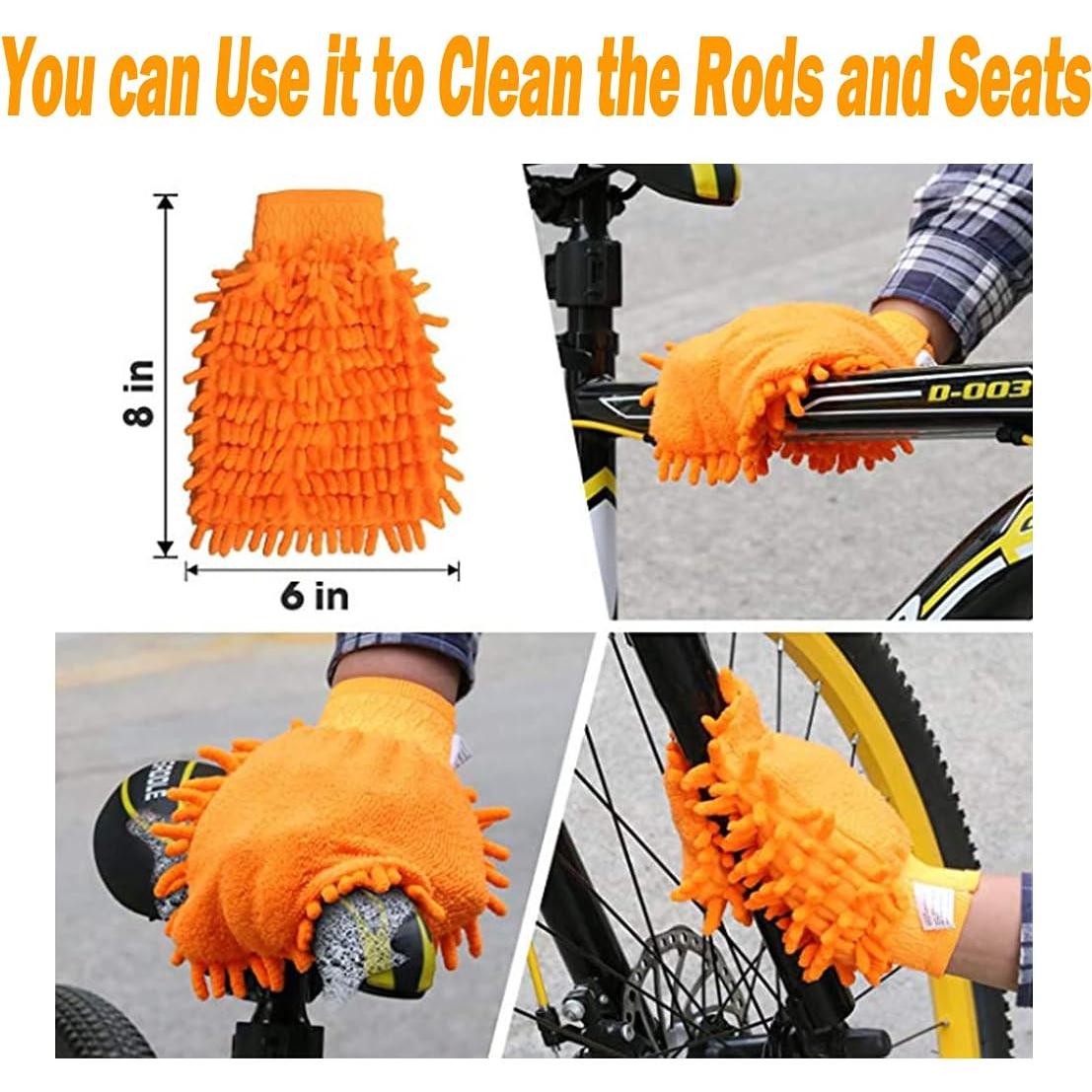 Kit de Limpieza de Bicicleta 10 Piezas QeeHeng - Cepillos y Limpiador