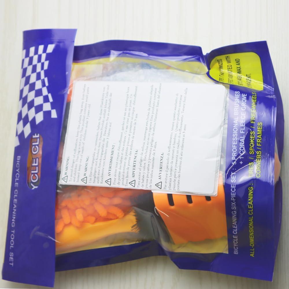 Kit de Limpieza de Bicicleta 10 Piezas QeeHeng - Cepillos y Limpiador