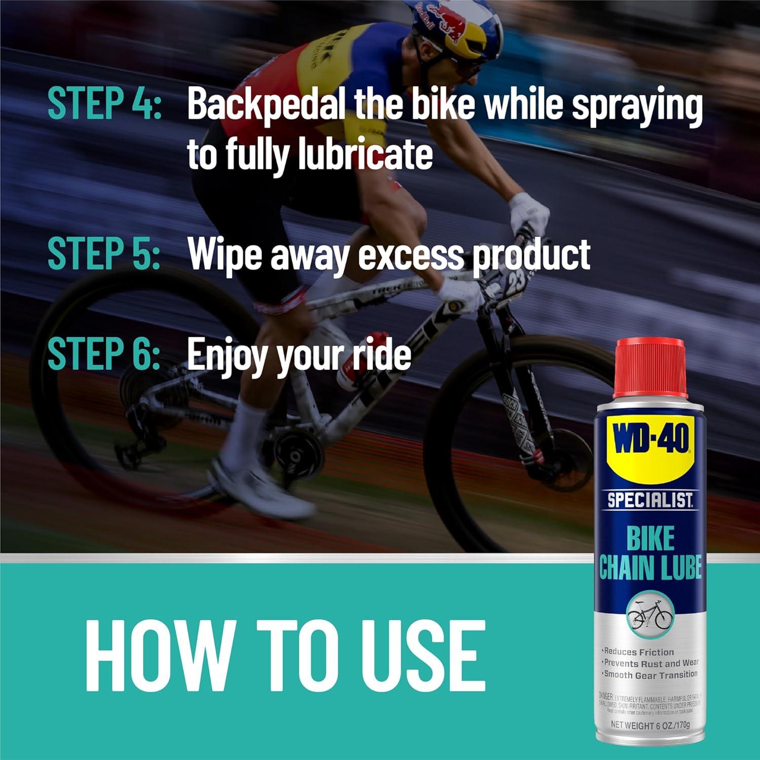 Lubricante para Cadena de Bicicleta WD-40 Bike 170 g
